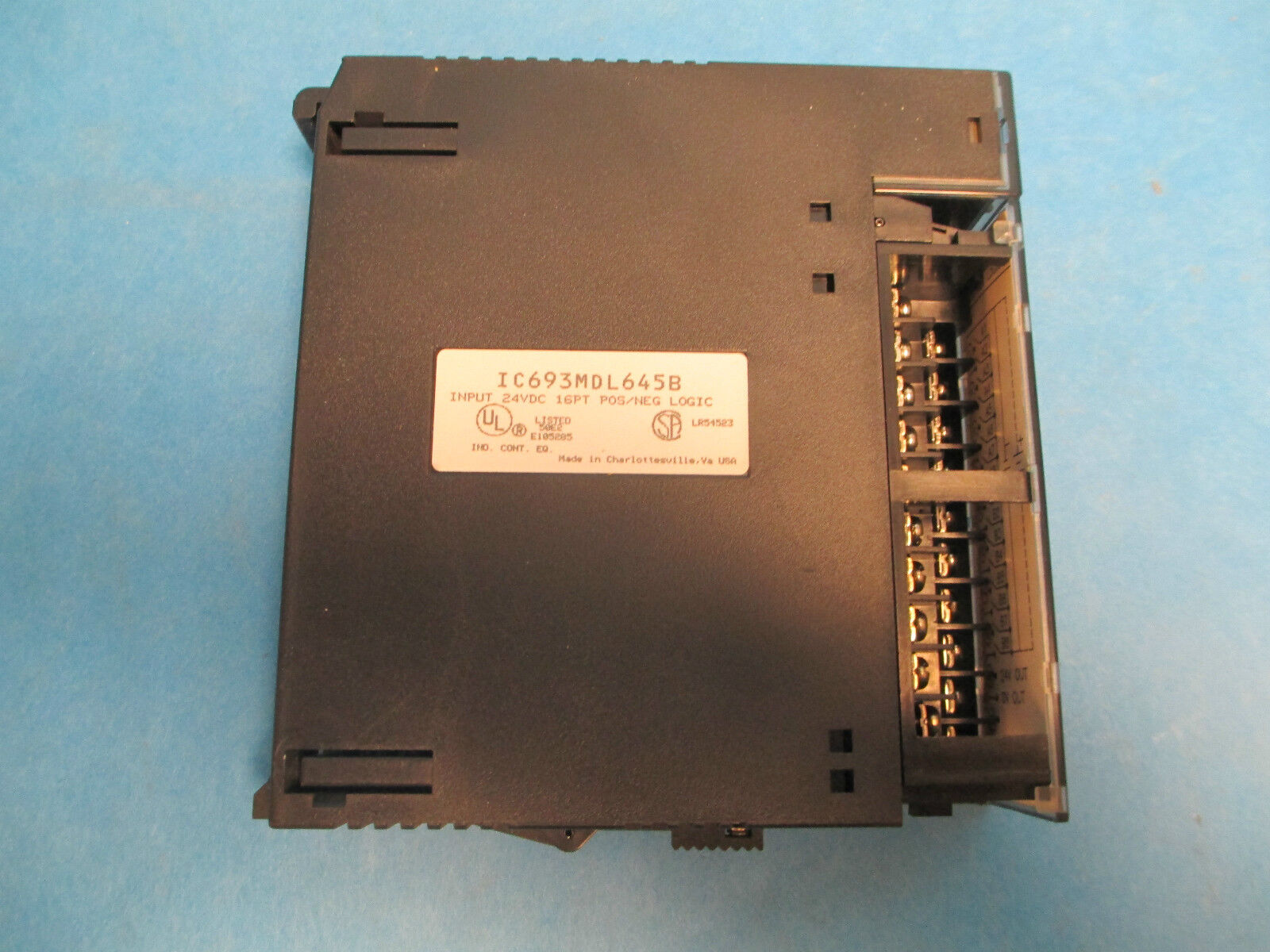 GE Fanuc Input Module IC693MDL645B, 24V 16PT Used