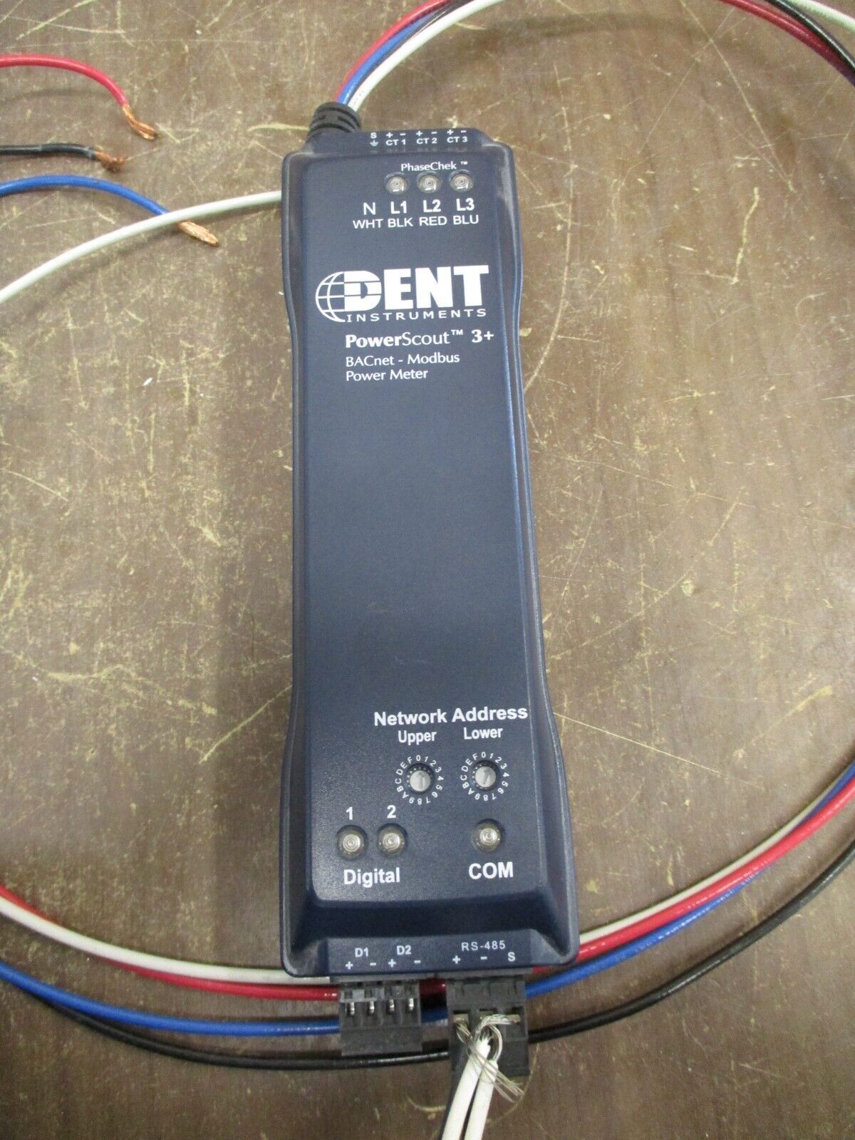 Dent Instruments PowerScout 3+ Power Meter PS3 BACnet-Modbus 80-600VAC 70mA Used