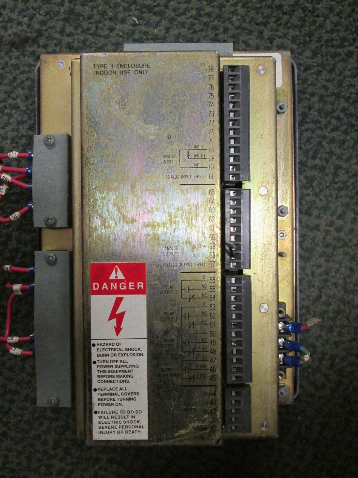 Square D Power Logic Circuit Monitor 3020 CM2250 3020 IOM-4411-20 Used