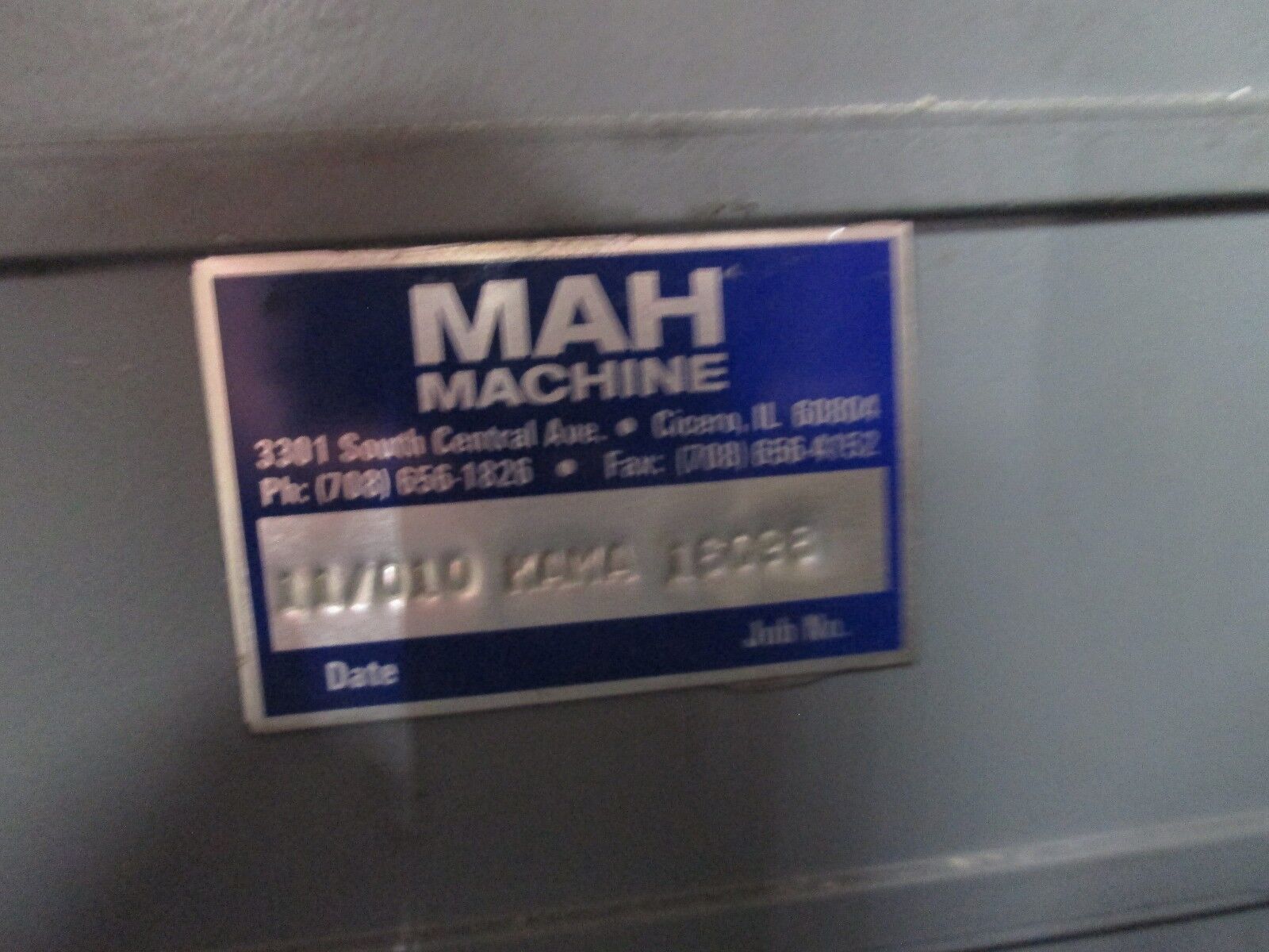 MAH Machines Gear 204GGD002 Kama 16098 Used