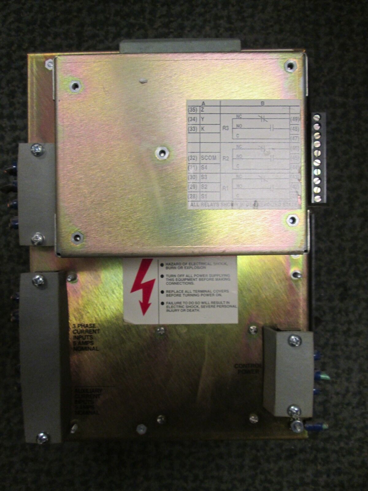 Square D Power Logic Circuit Monitor 3020 CM-2250 3020 IOM-44 Used