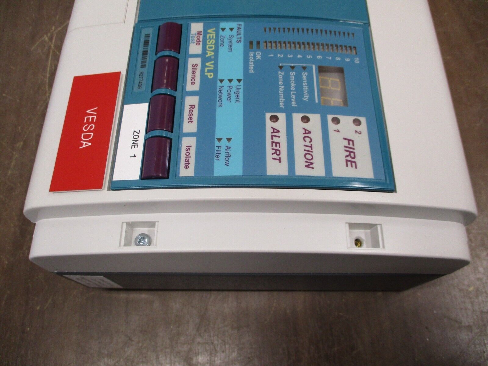 Xtralis Vesda VLP Aspirating Smoke Detector VLP-400 18-30VDC w/ Keypad Used