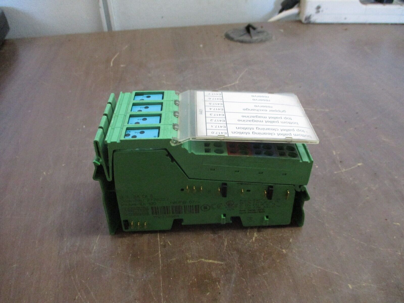 Phoenix Contact IBIL24DI8 Interbus Coupler 2726227 HW: 07 w/ Terminal Cover Used