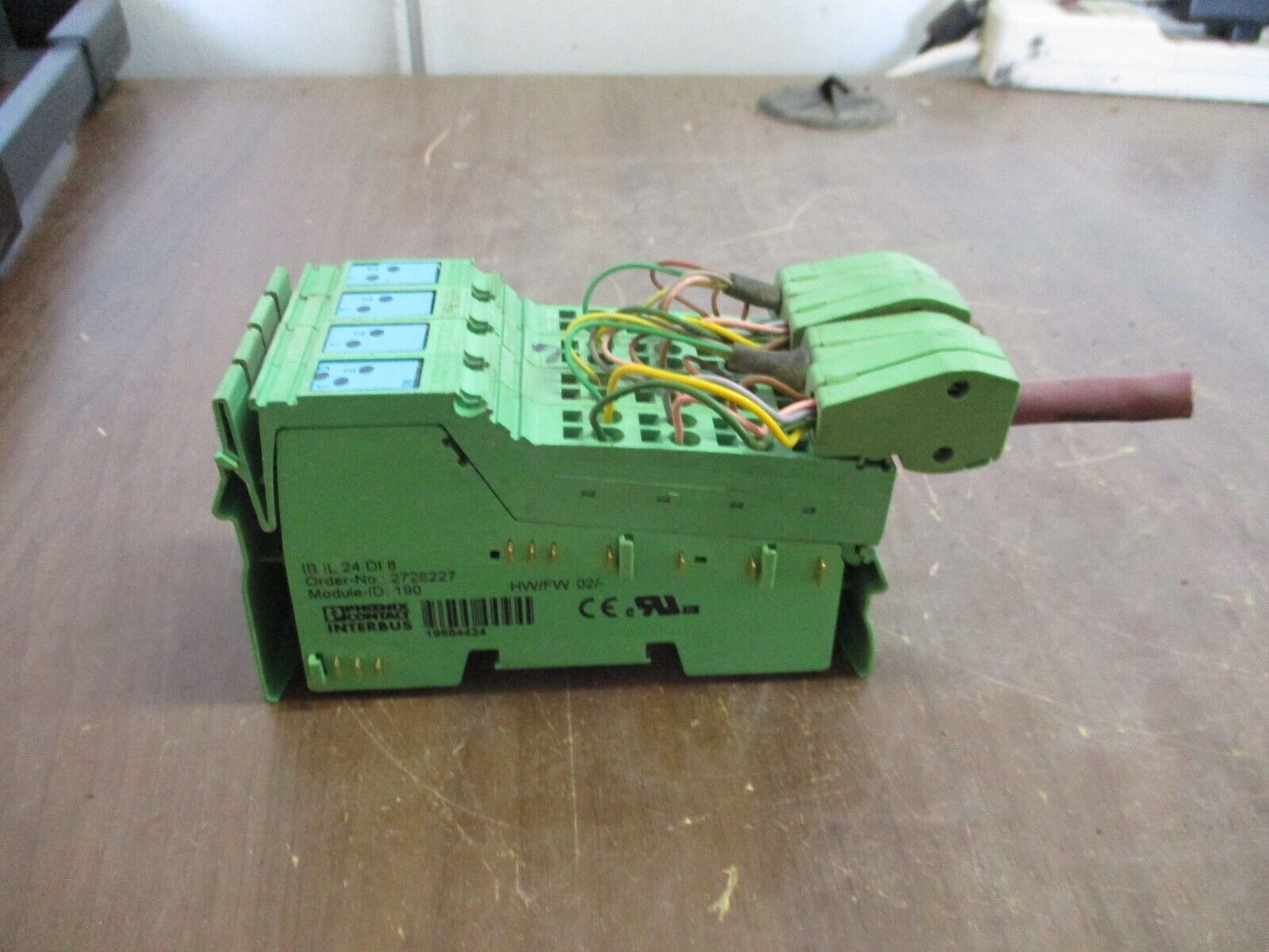 Phoenix Contact IBIL24DI8 Interbus Coupler 2726227 HW: 02 Used