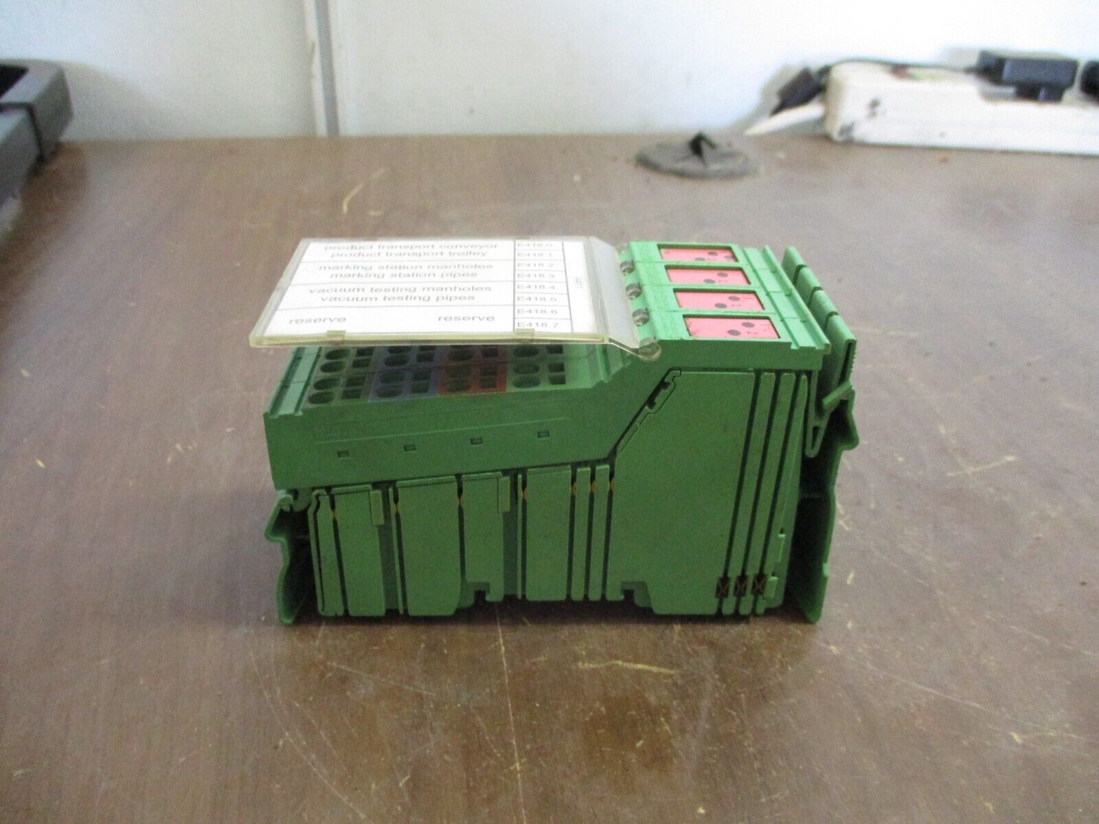 Phoenix Contact IBIL24DO8 Interbus Coupler 2726269 HW: 01 w/ Terminal Cover Used