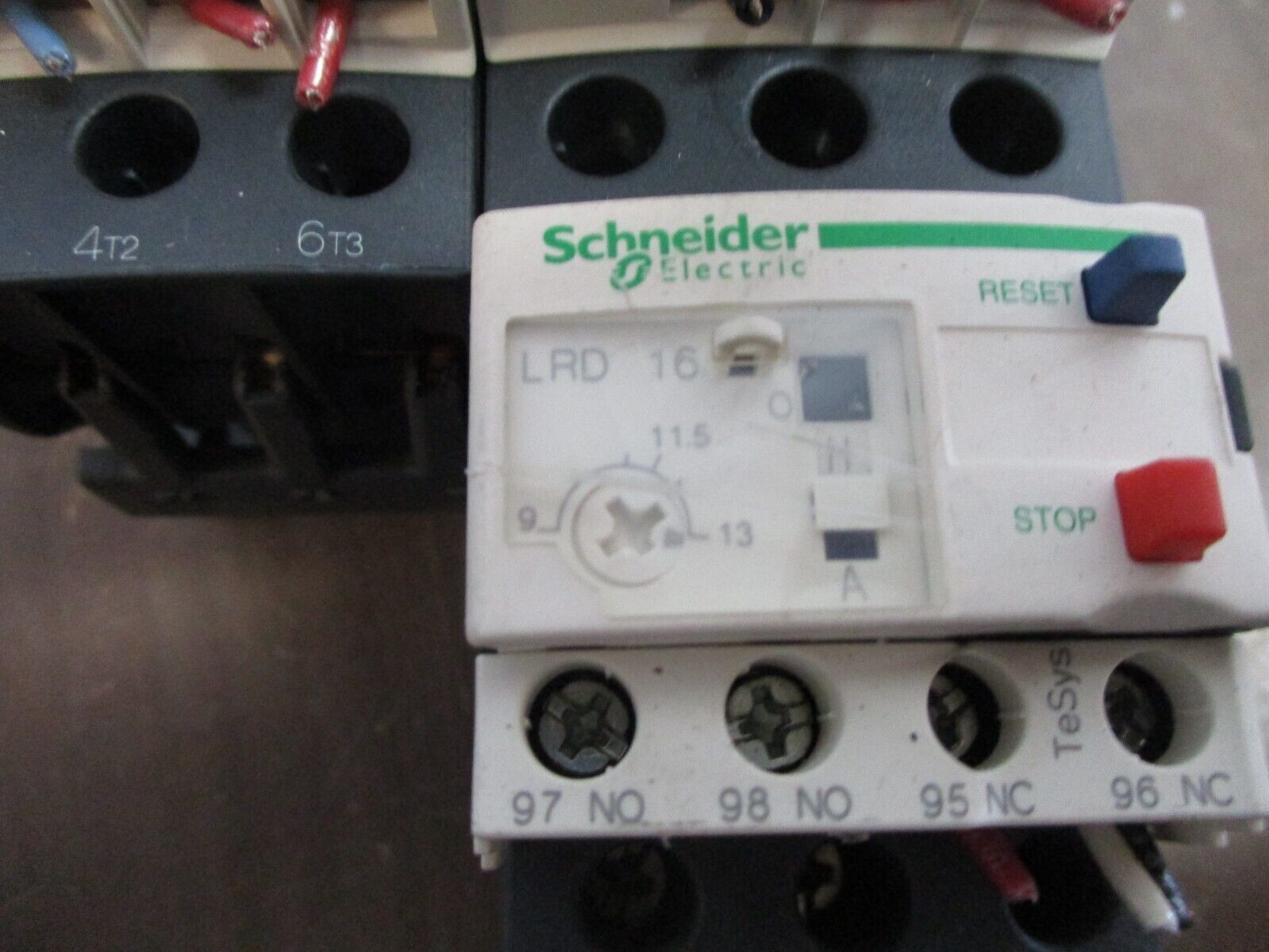Schneider Electric Reversing Starter LC1D25 / LRD 16 120V Coil Trip: 9-13A Used