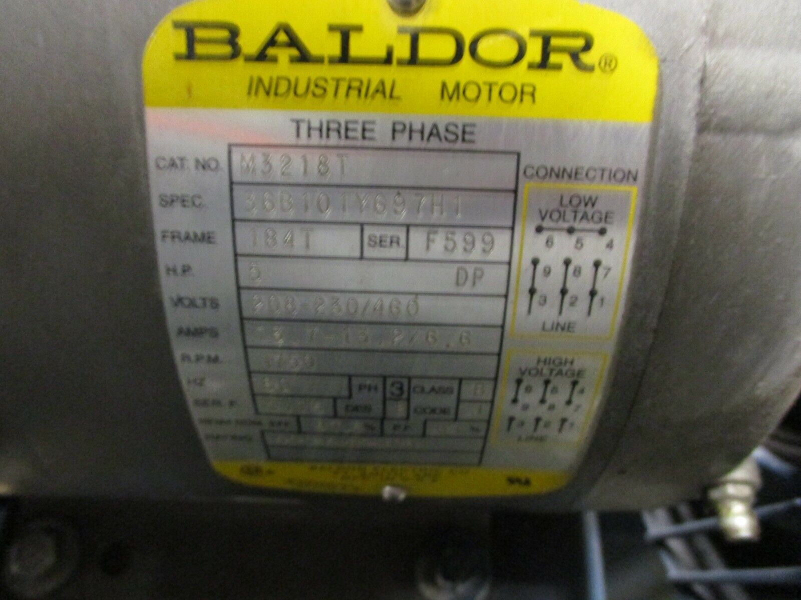Allied Chemetron DAPOL5-1201 2-Stage Compressor 61-21-980849 5HP 460V 3Ph 60Hz
