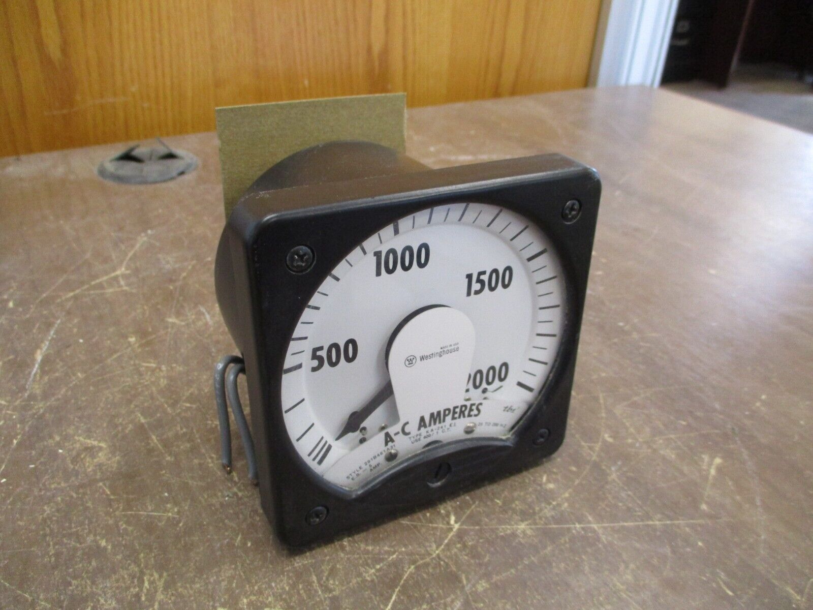 Westinghouse Type KA-241 AC Ammeter 291B461A31 Range: 0-2000A Used