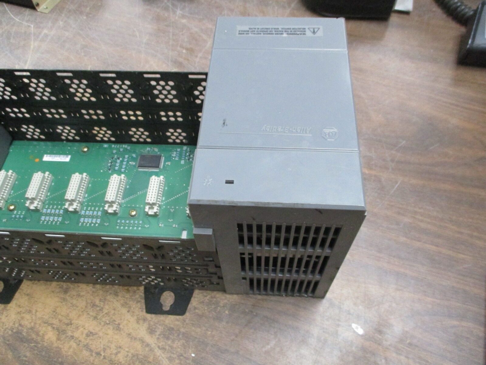 Allen-Bradley PLC Rack w/ Power Supply 1746-A13/1746-P2 13-Slot Used