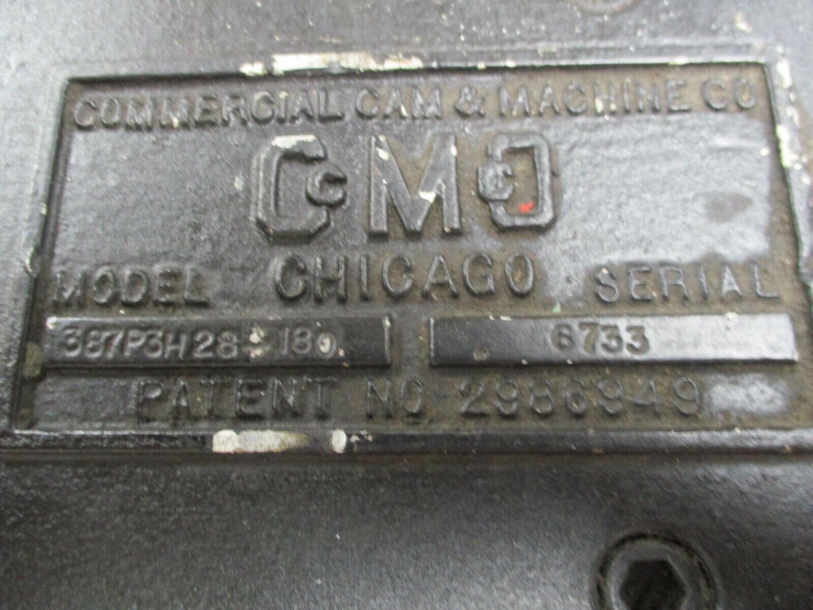 Camco Parallel Index Drive 387P3H28-180 Used