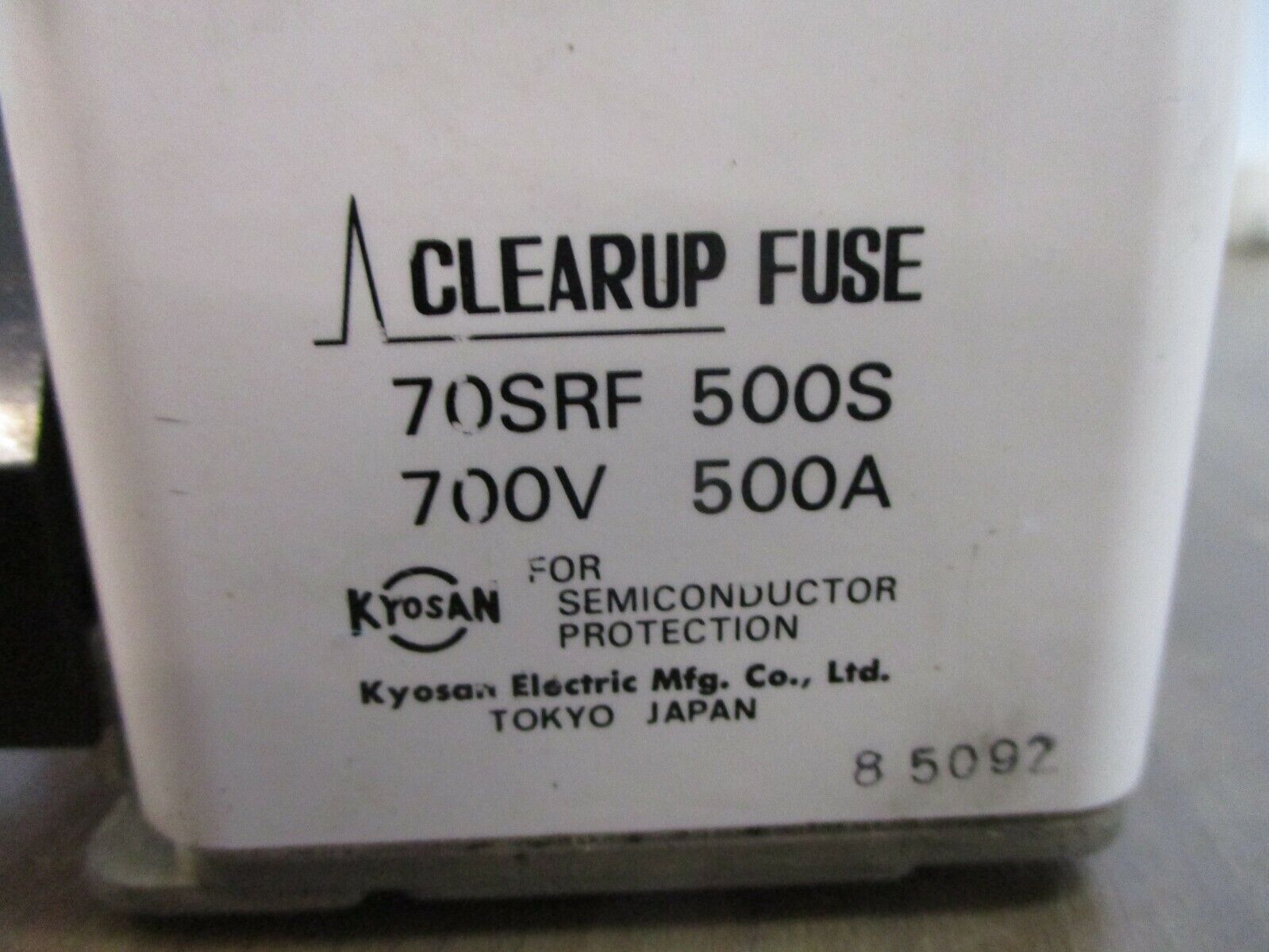 Kyosan Clearup Fuse 70SRF 500S 500A 700V Used