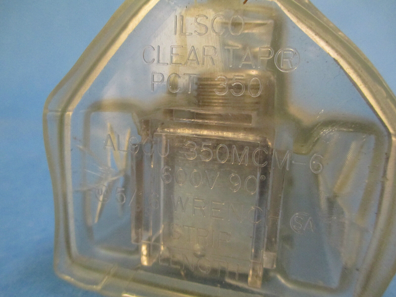 Ilsco Clear Tap PCT 350 W/ 6 Position AL9CU, 350MCM-6, Terminal