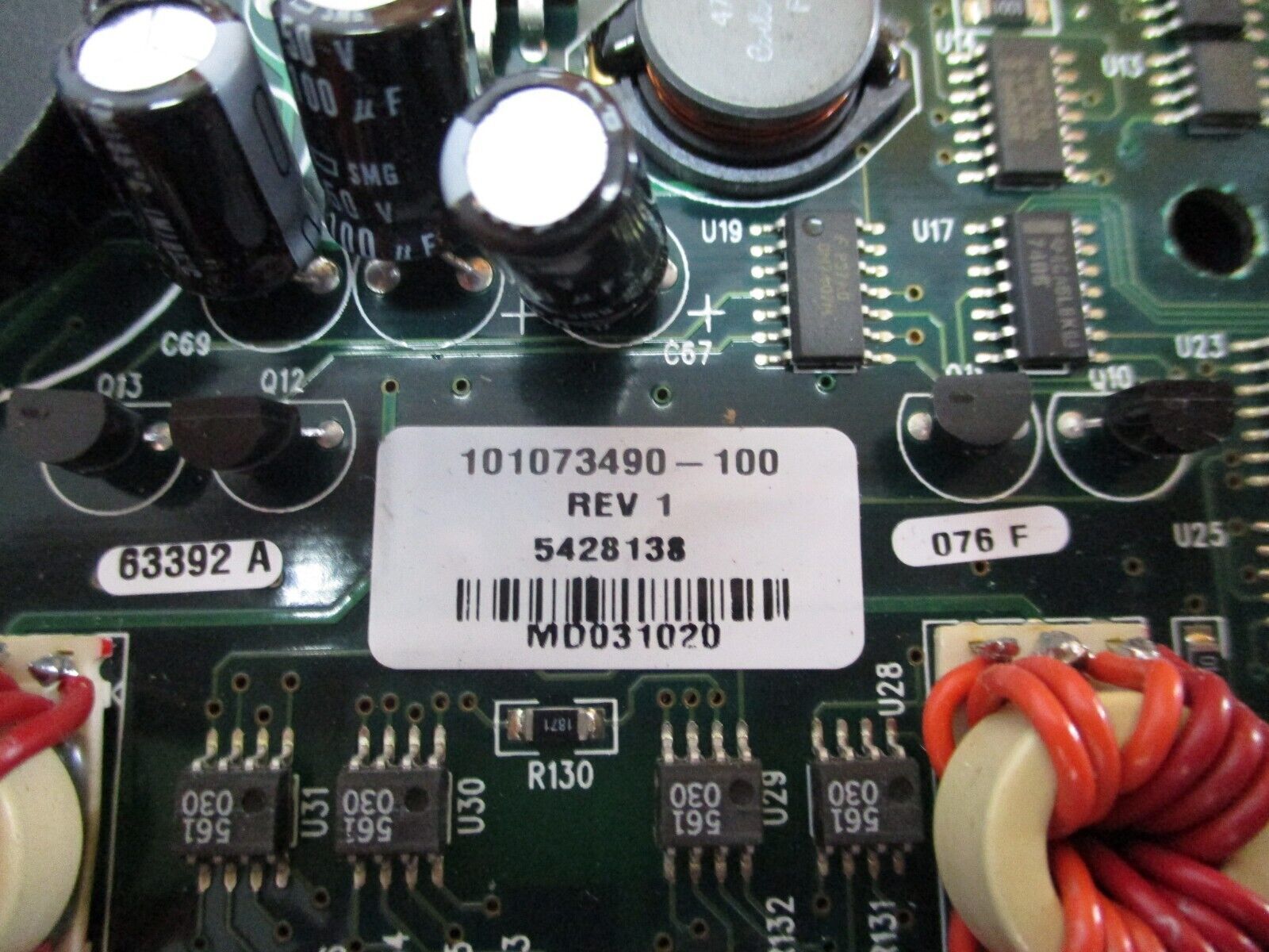 Eaton Monitor Board 101073490-100 Rev. 1 Flashed to 1.20 Used