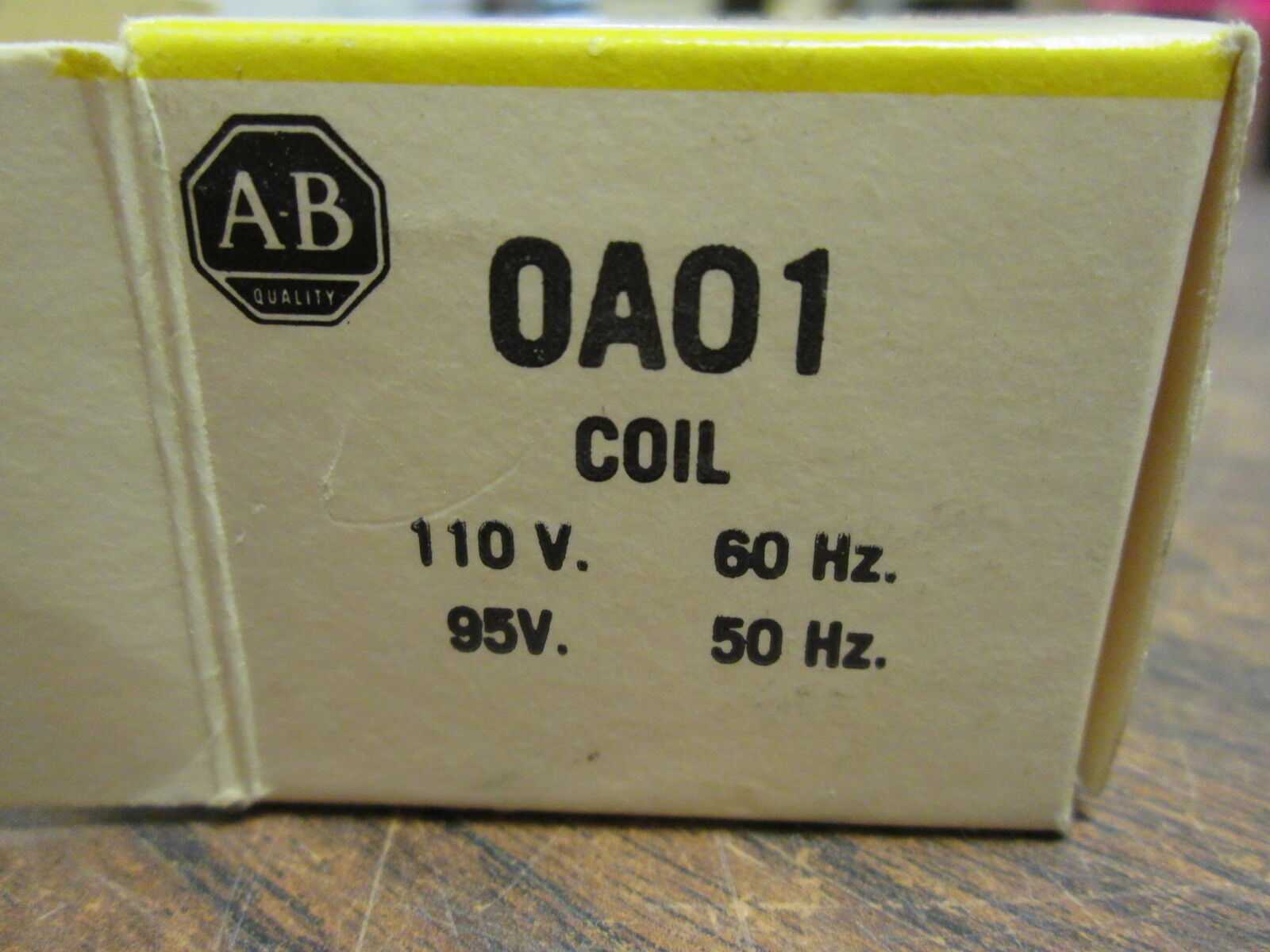 Allen-Bradley Magnetic Coil 0A01 110V@60Hz 95V@50Hz New Surplus