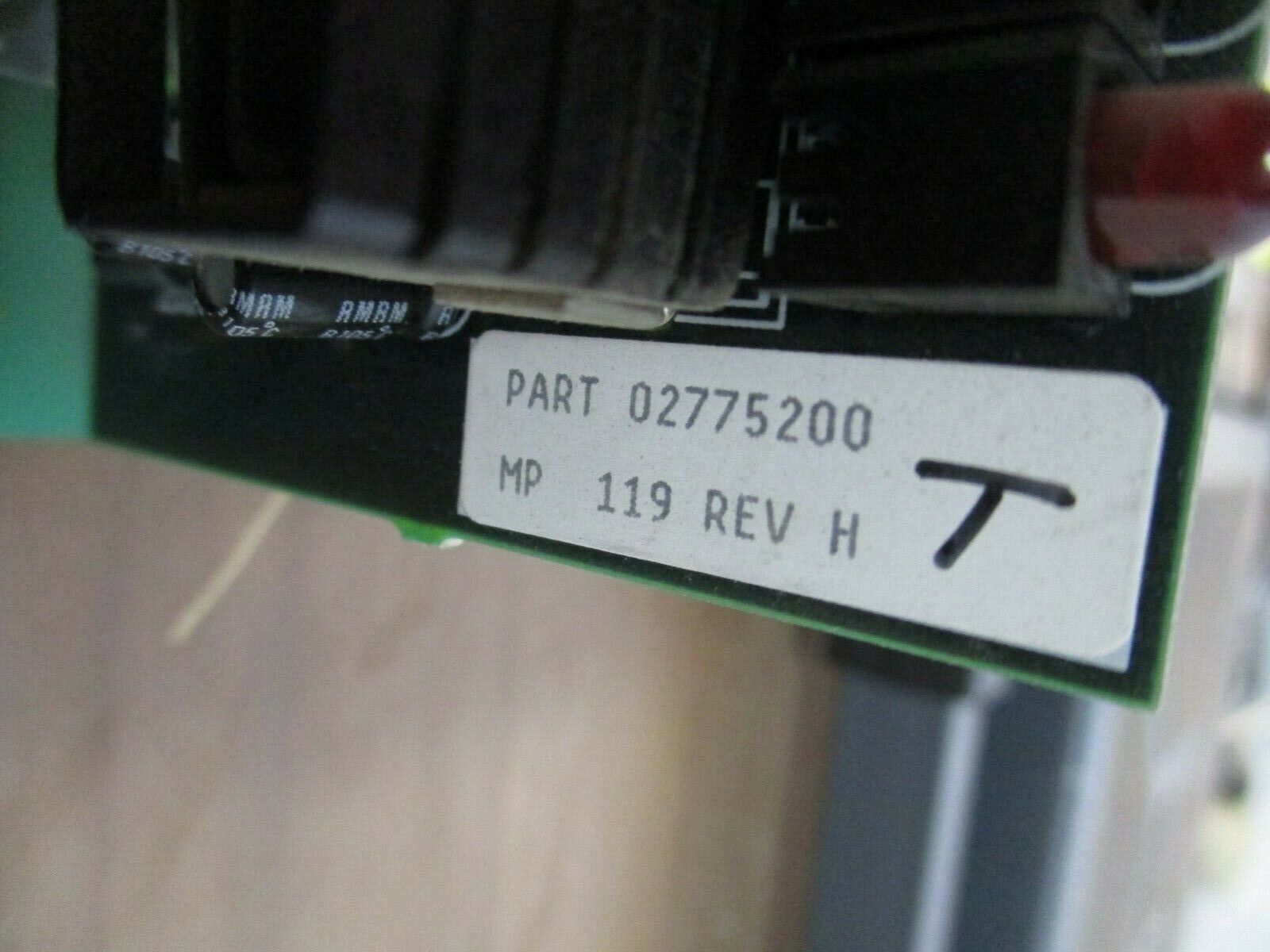 Graham Main Control Board 02774701 Rev. E w/ Daughter Board: Part#: 02775200