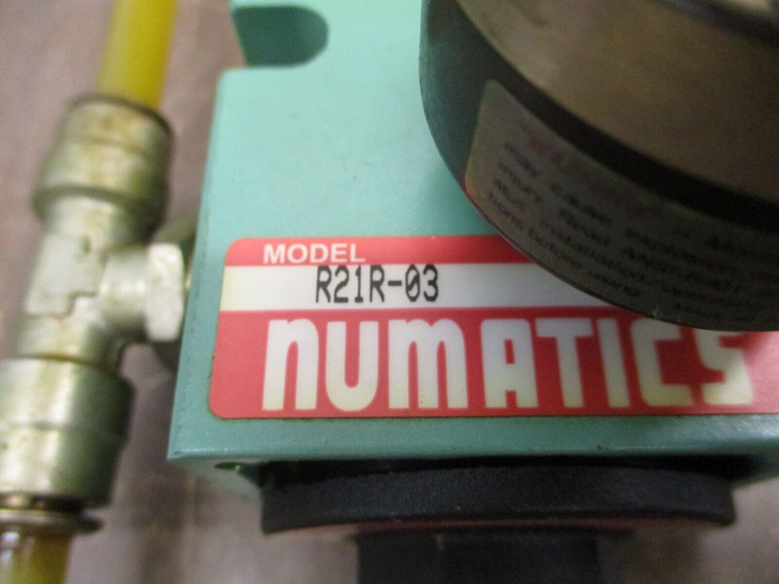 Numatics Regulator R21R-03 Range: 0-160PSI Used
