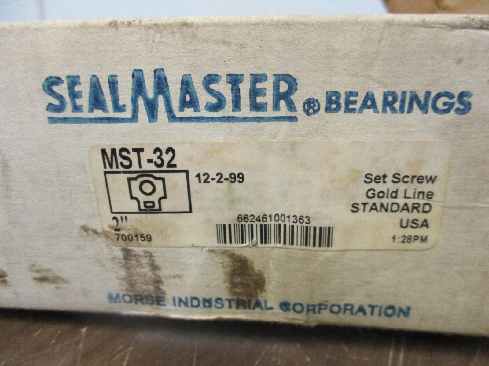 Morse SealMaster Take-Up Ball Bearing Unit MST-32 2" New Surplus