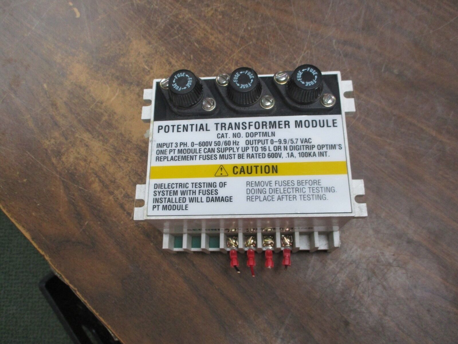 Eaton Potential Transformer Module DOPTMLN Used