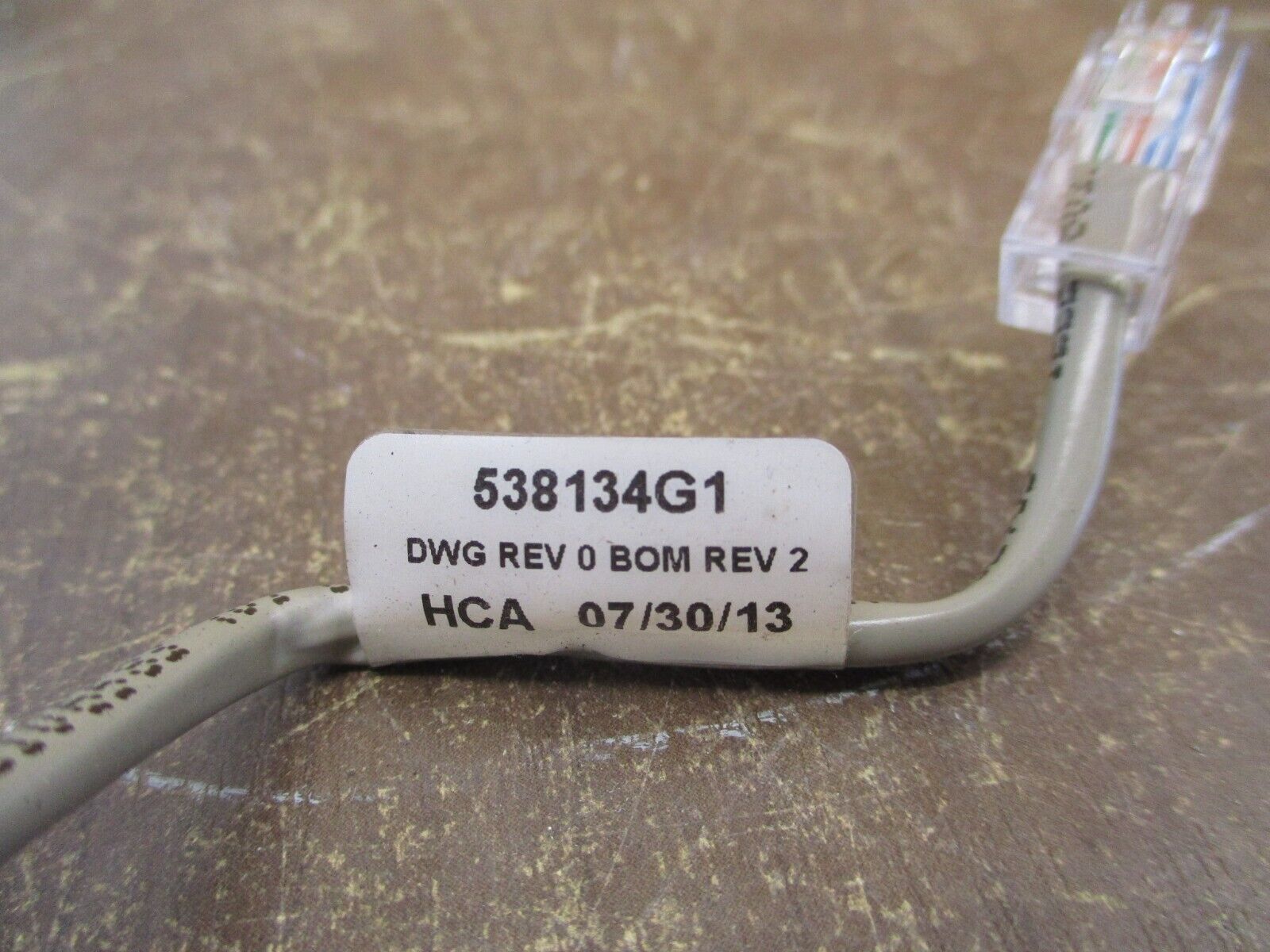 Liebert Comm. Cable 538134G1 Rev. 0 Used