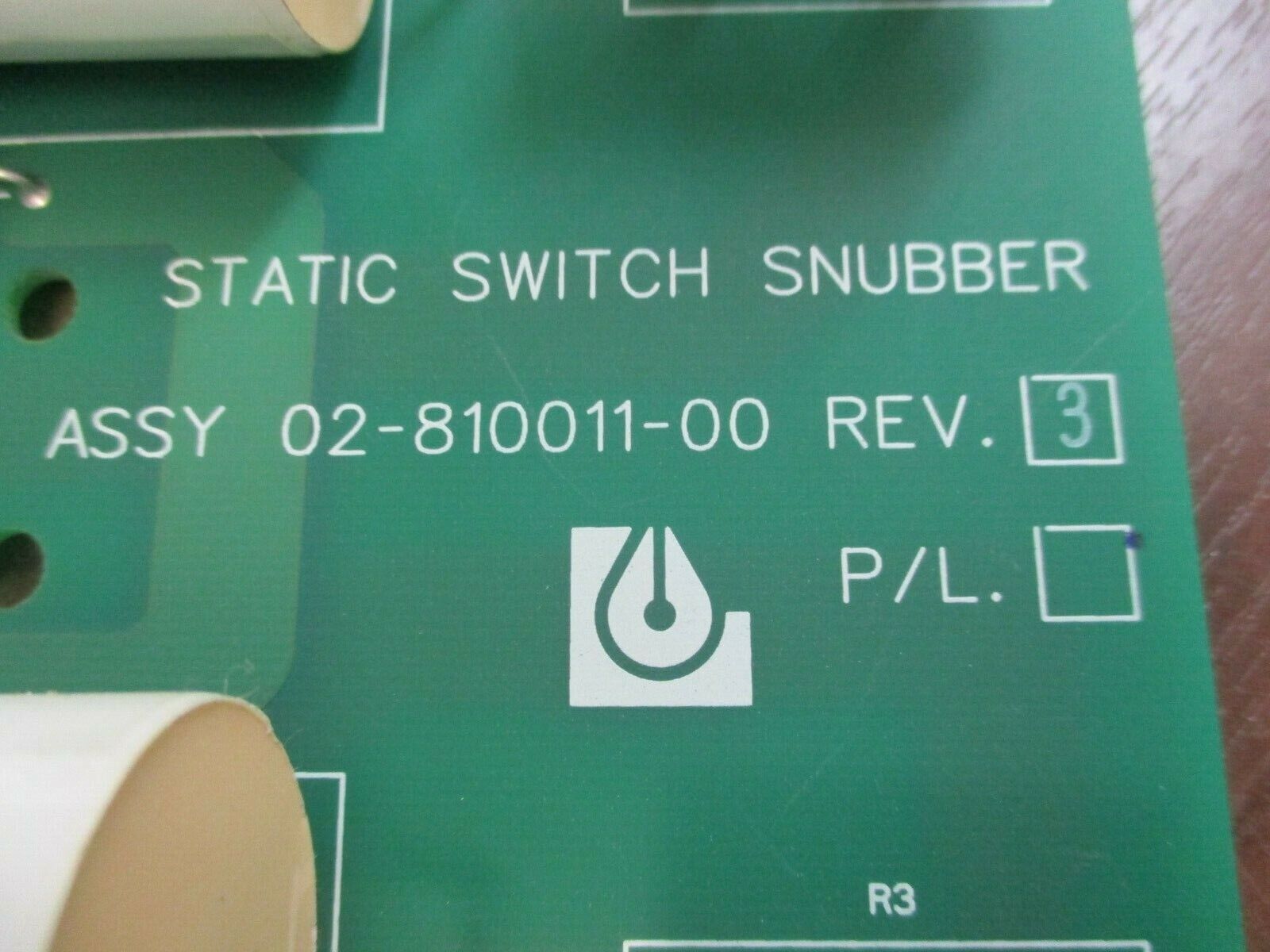 Liebert Static Switch Snubber 02-810011-00 Rev. 3 Used