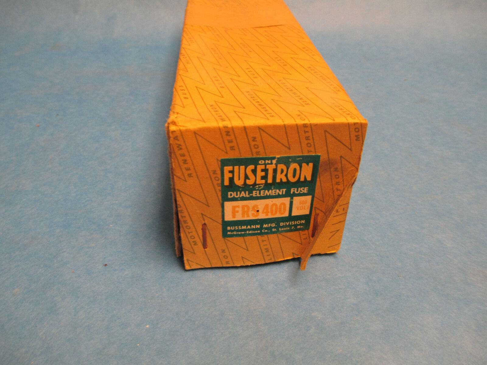 Bussmann Fusetron Dual-Element Fuse FRS 400 *New Surplus*