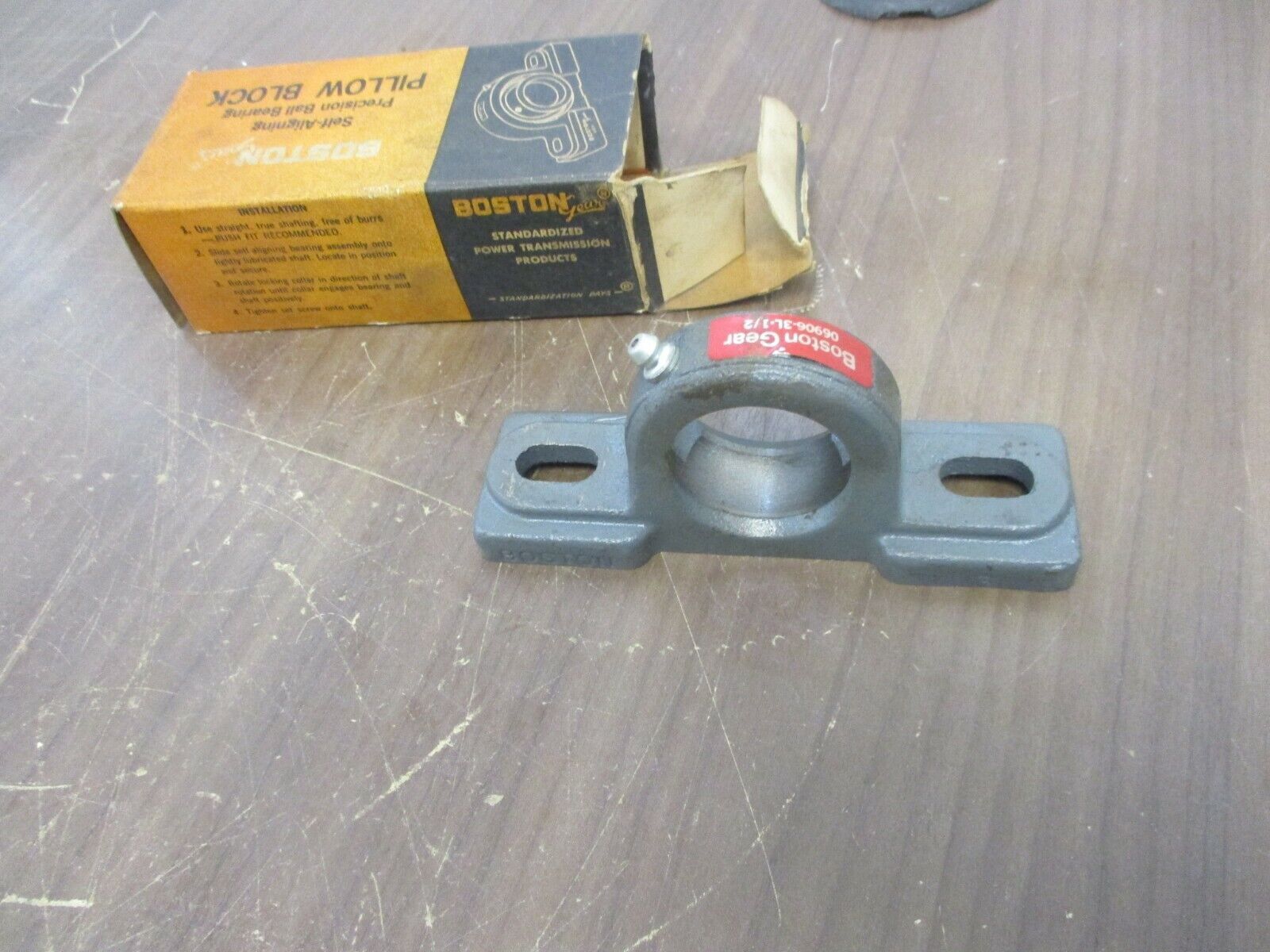 Boston Gear Pillow Block Bearing 3L-1/2 New Surplus