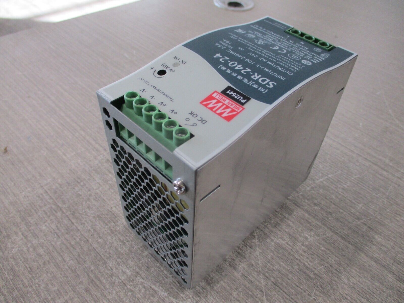 Mean Well Power Supply SDR-240-24 Used