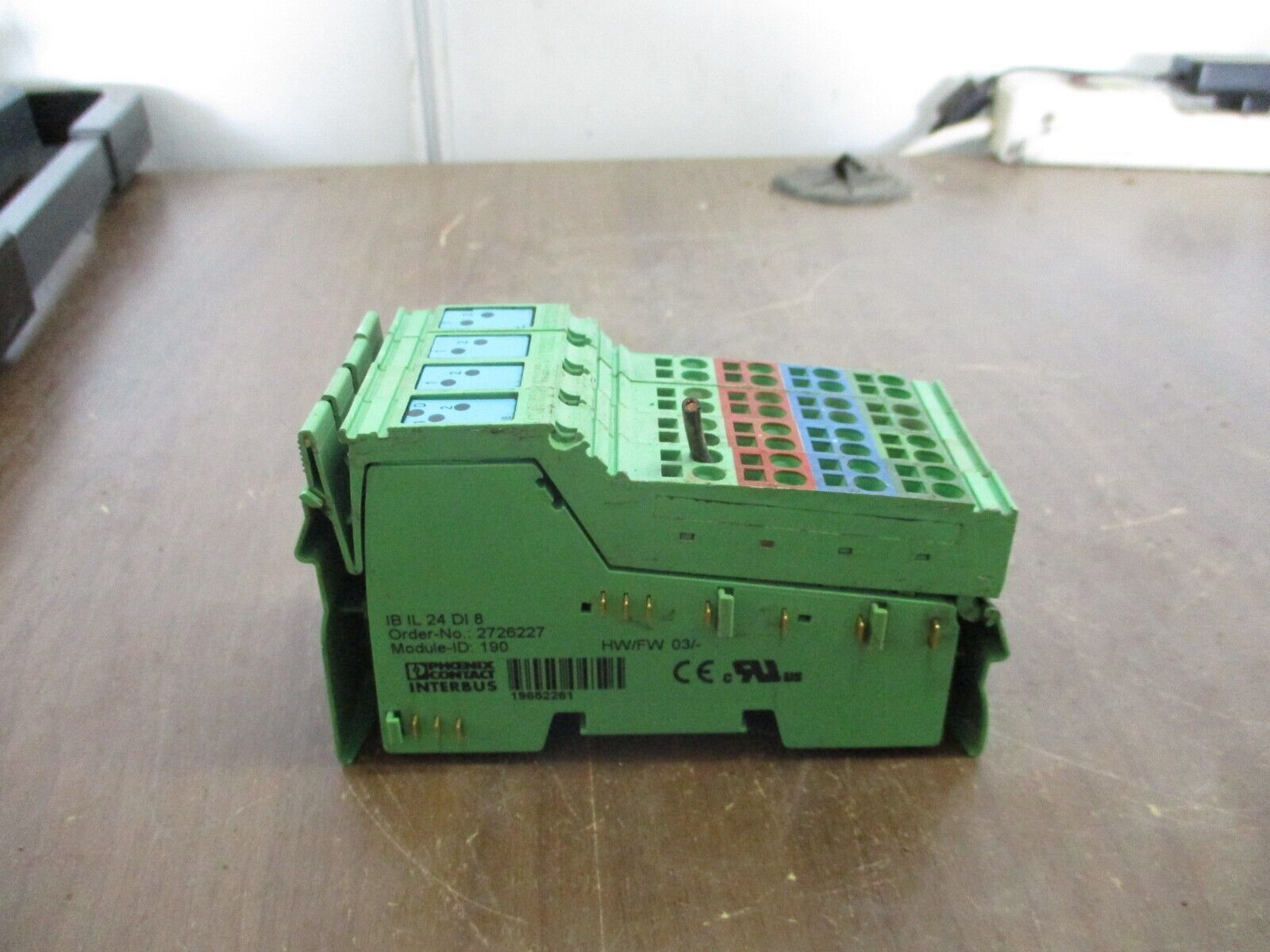 Phoenic Contact IBIL24DI8 Interbus Coupler 2726227 HW: 03 Used