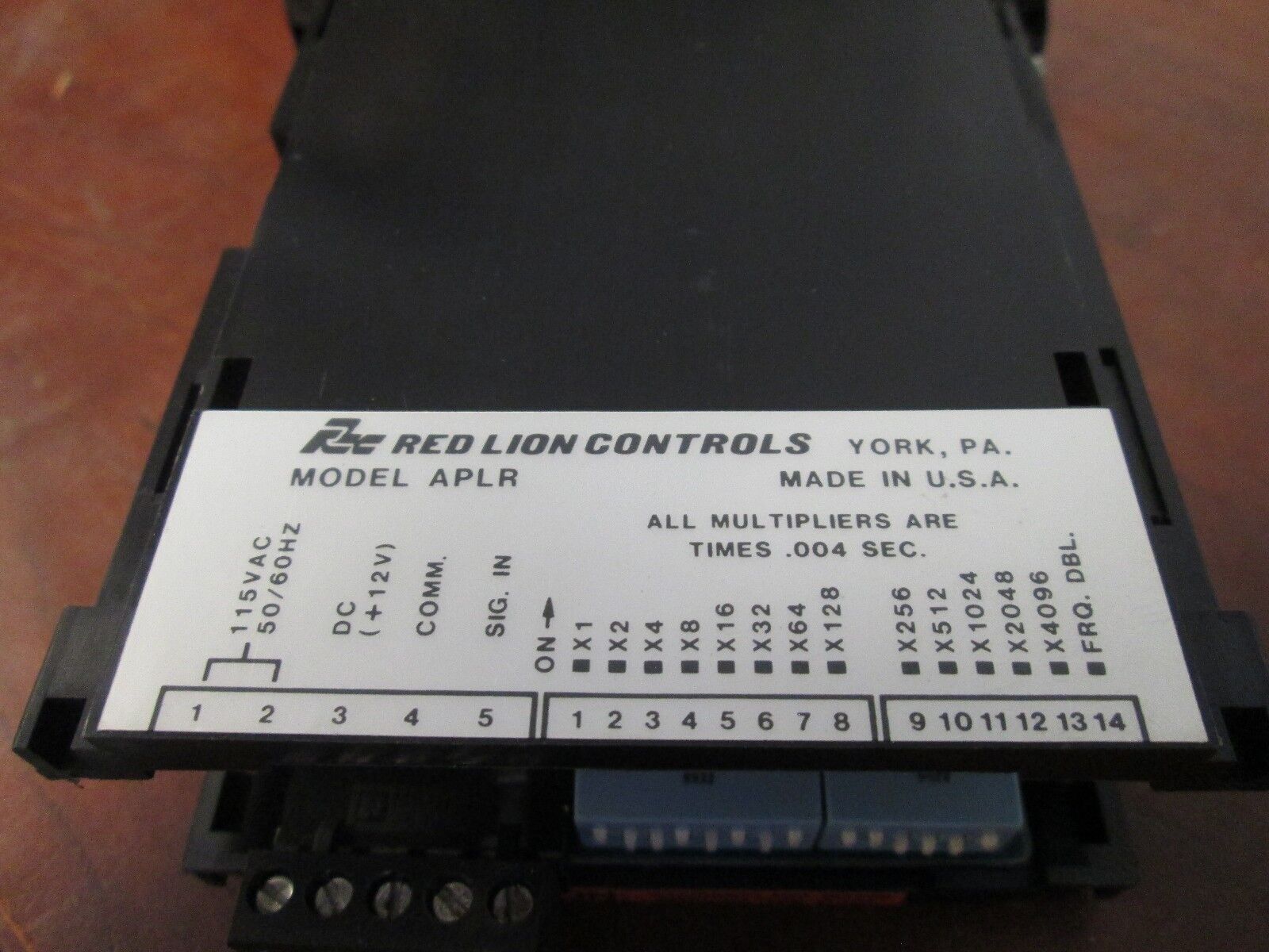 Red Lion Controls Digital Rate Indicator APLP0600 Used