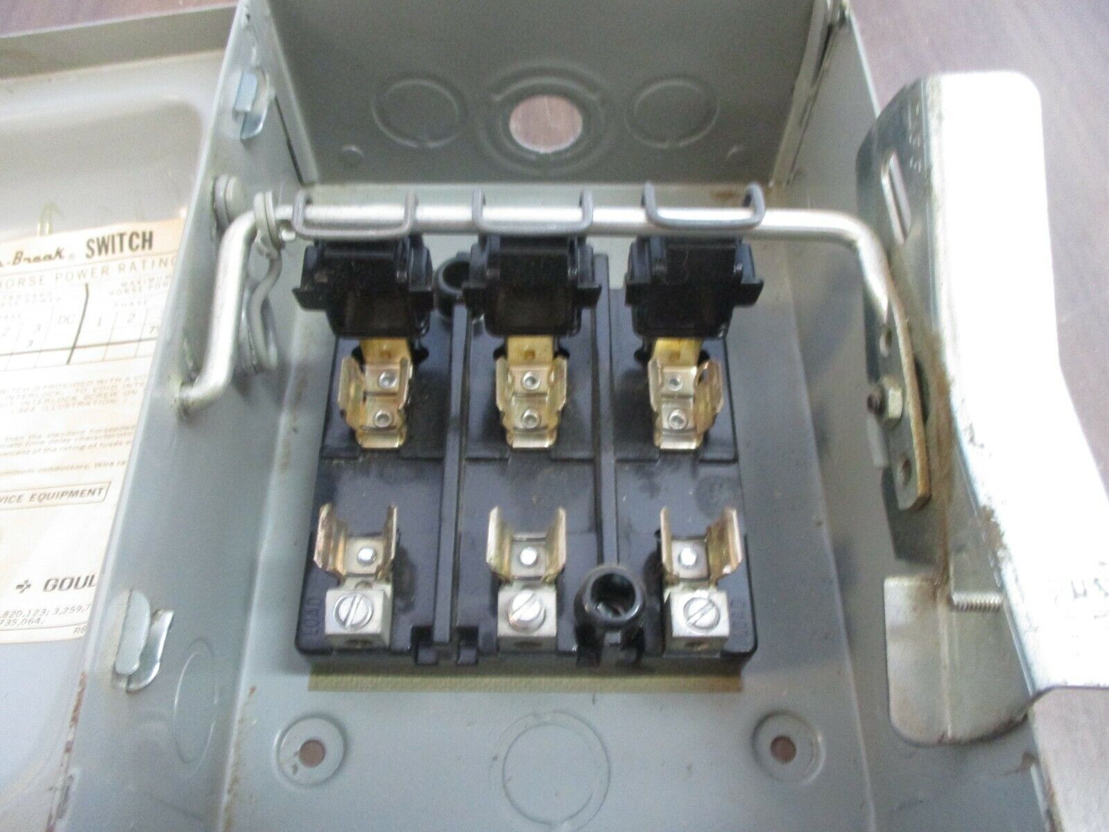 ITE Fusible Safety Switch JN-421 30A 240V 3Ph Used