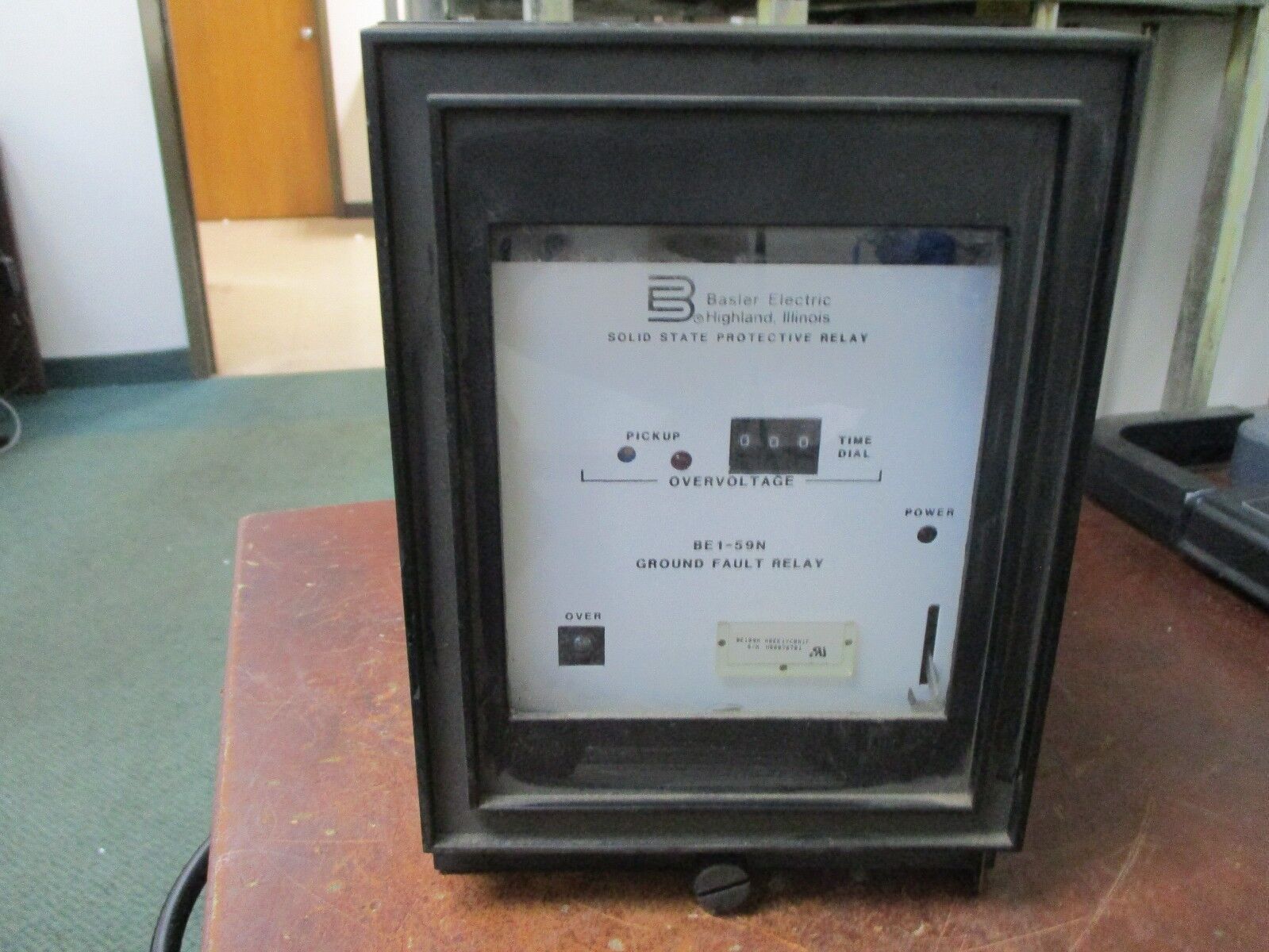Basler Electronic BE1-59N Ground Fault Relay BE159N A6EE1YC0N1F Used