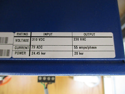 Kollmorgen ServoStar Servo Amplifier SR55200-2G617C Output: 230VAC 55A/Ph 20kW