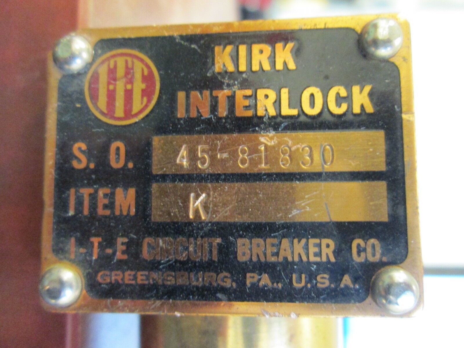 Kirk Interlock 45-81830 Stab Length: 2" to 2-3/4" Used