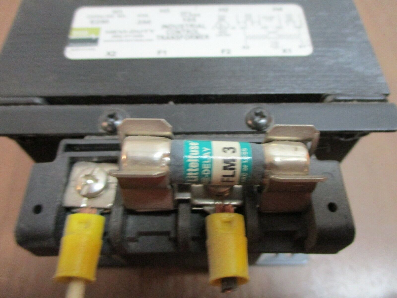 Hevi-Duty Control Transformer E250 0.250kVA Pri: 240/480V Sec: 120V 50/60Hz Used