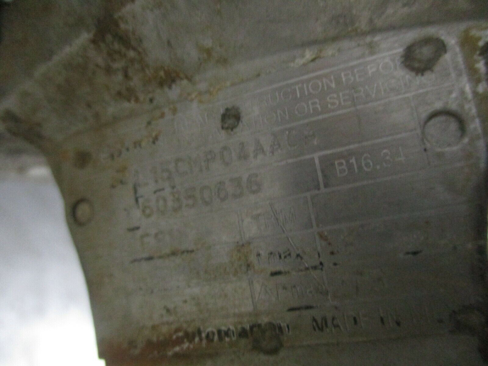 Neles-Jamesbury Quadra-Powr II Actuated Valve QP3C/M 100PSIG Used