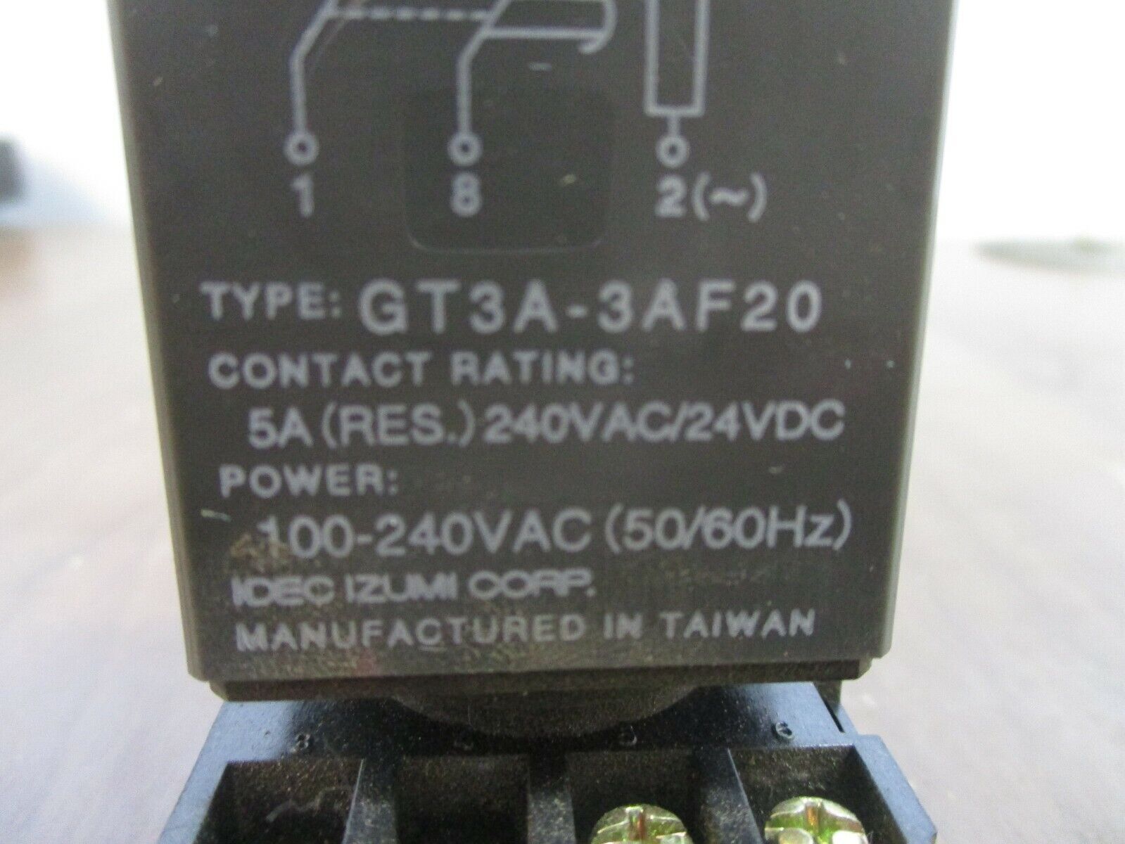 IDEC Electronic Timer GT3A-3AF20 100-240V 50/60Hz Used