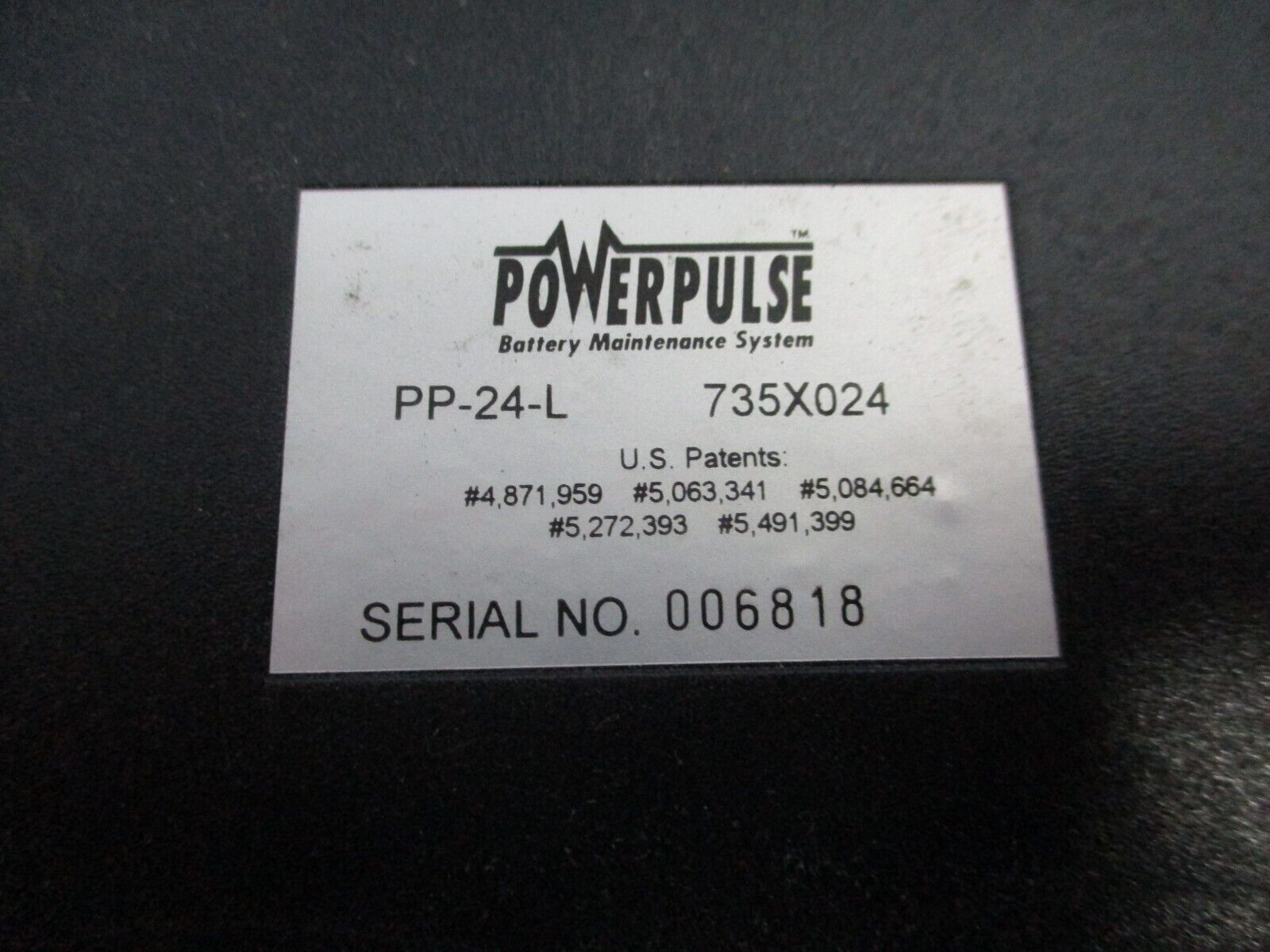 Powerpulse Battery Maintenance System PP-24-L 24V Used