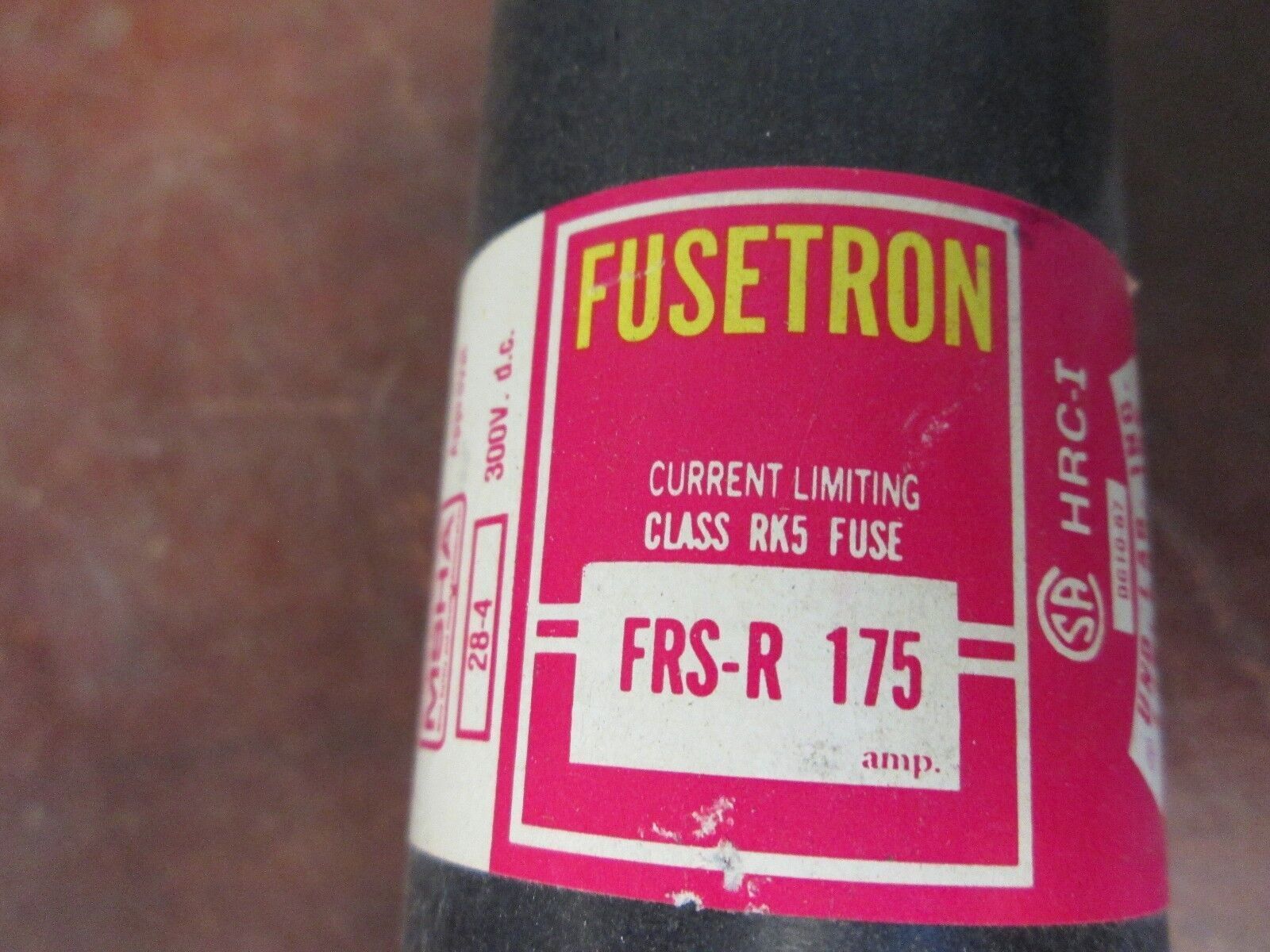 Bussmann Fusetron Fuse FRS-R 175 175A 600V New Surplus