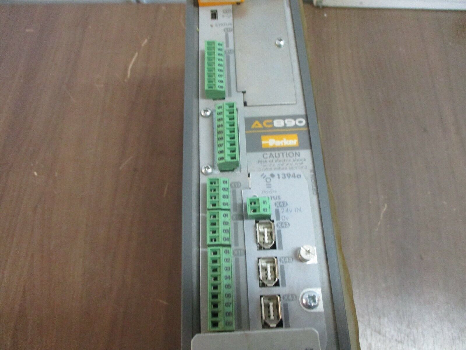 Parker Common DC Bus Drive 890CD/55/0010B/N/00/A/US 5HP FW: 3V4 w/ Keypad Used