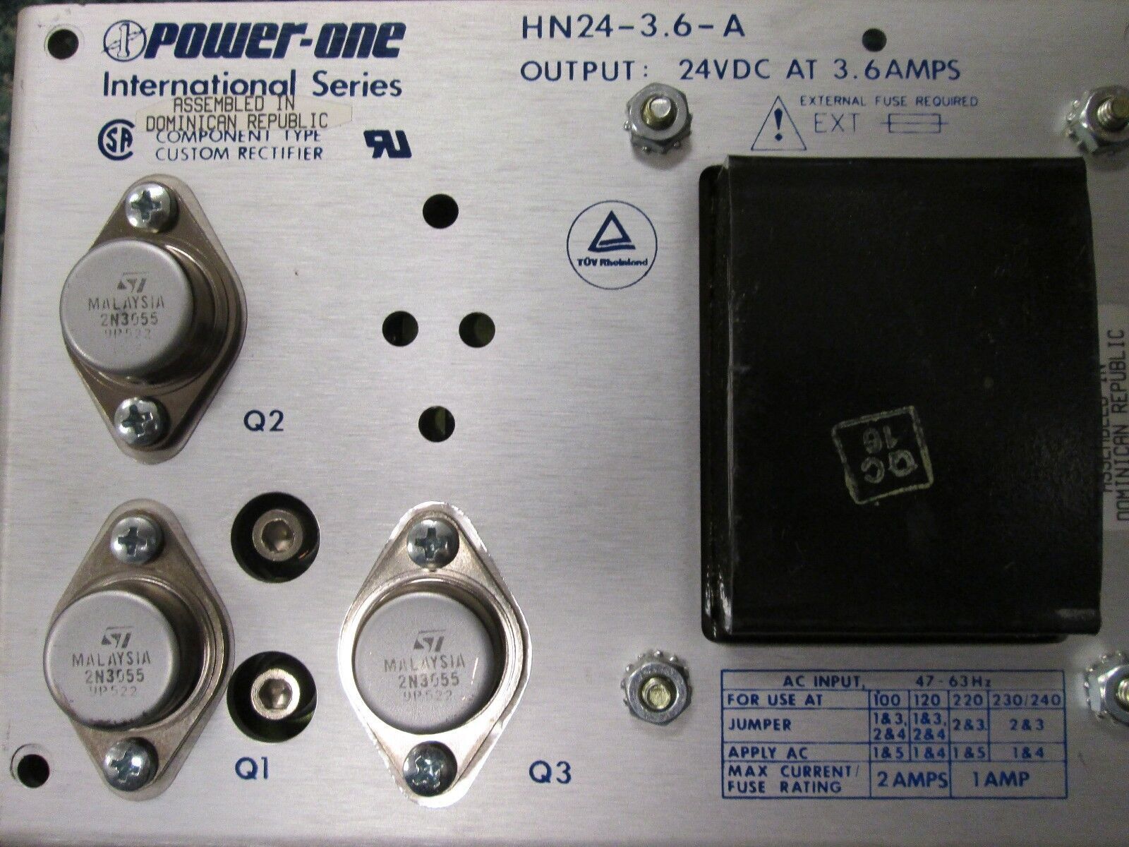 Power-One DC Power Supply HN24-3.6-A Used