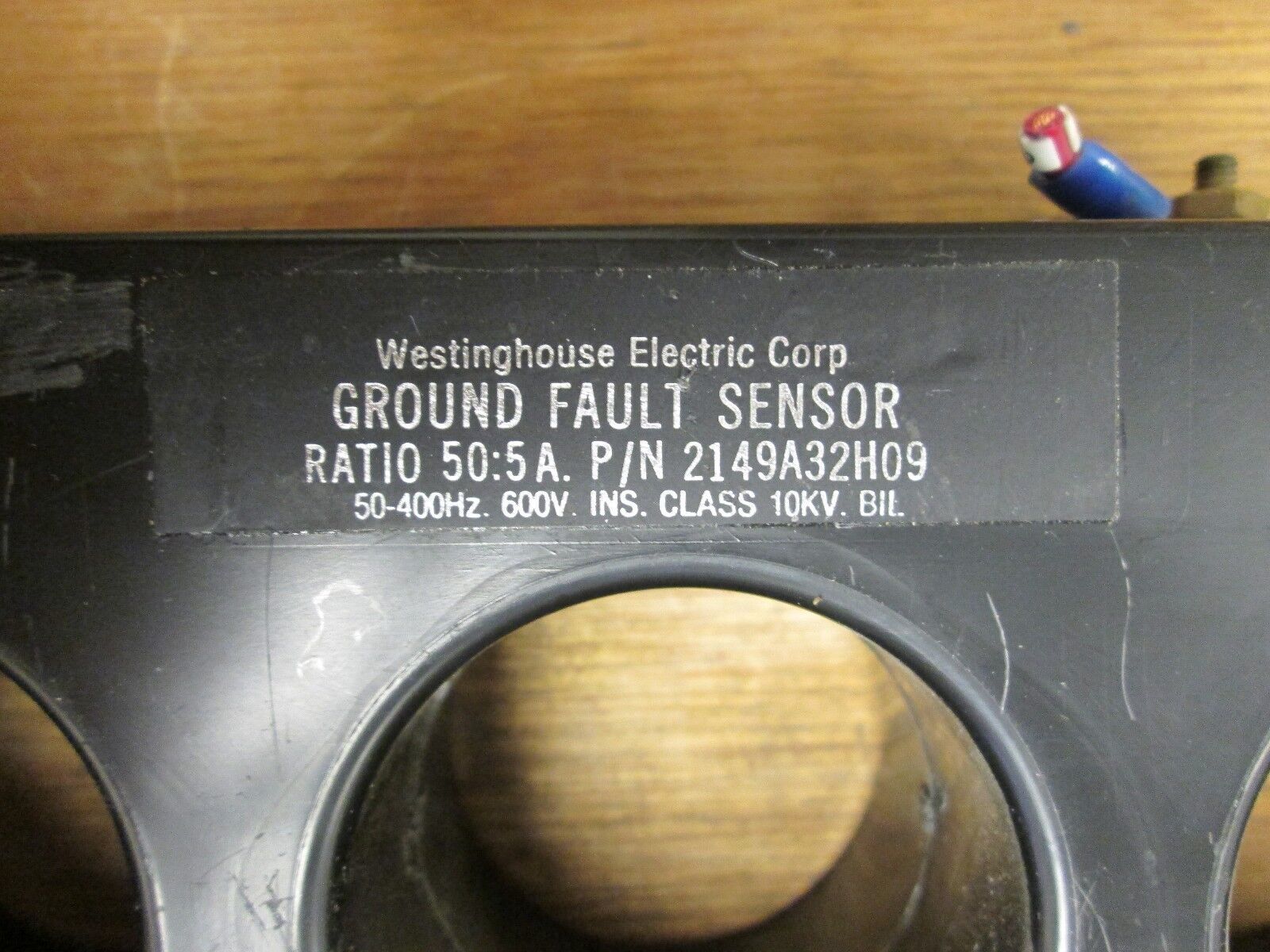 Westinghouse Ground Fault Sensor 2149A32H09 Ratio 50:5A 50-400Hz 600V 10KV BIL