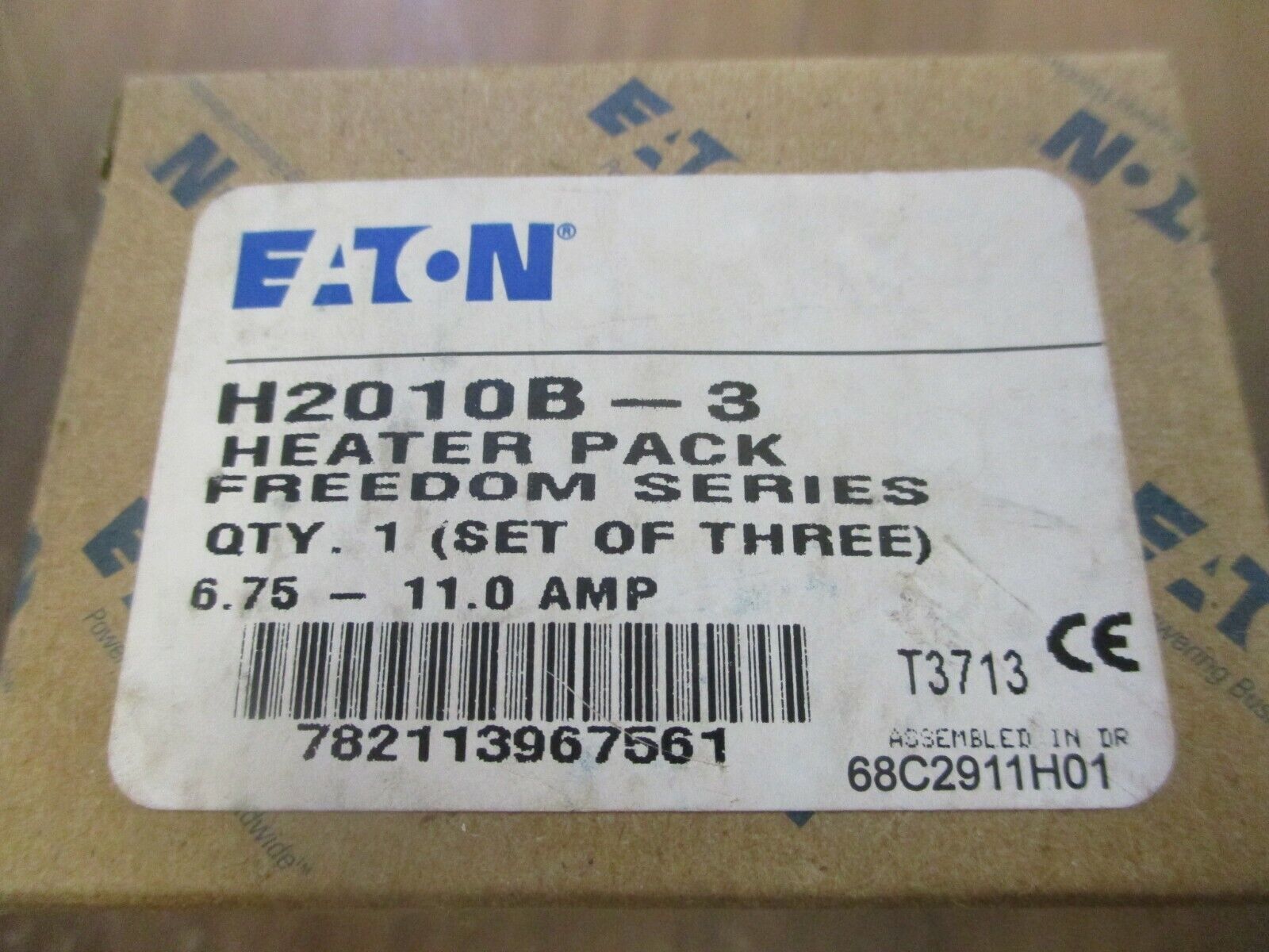 Eaton Freedom Series Heater Pack H2010B 6.75-11.0A New Surplus **Set of 3**