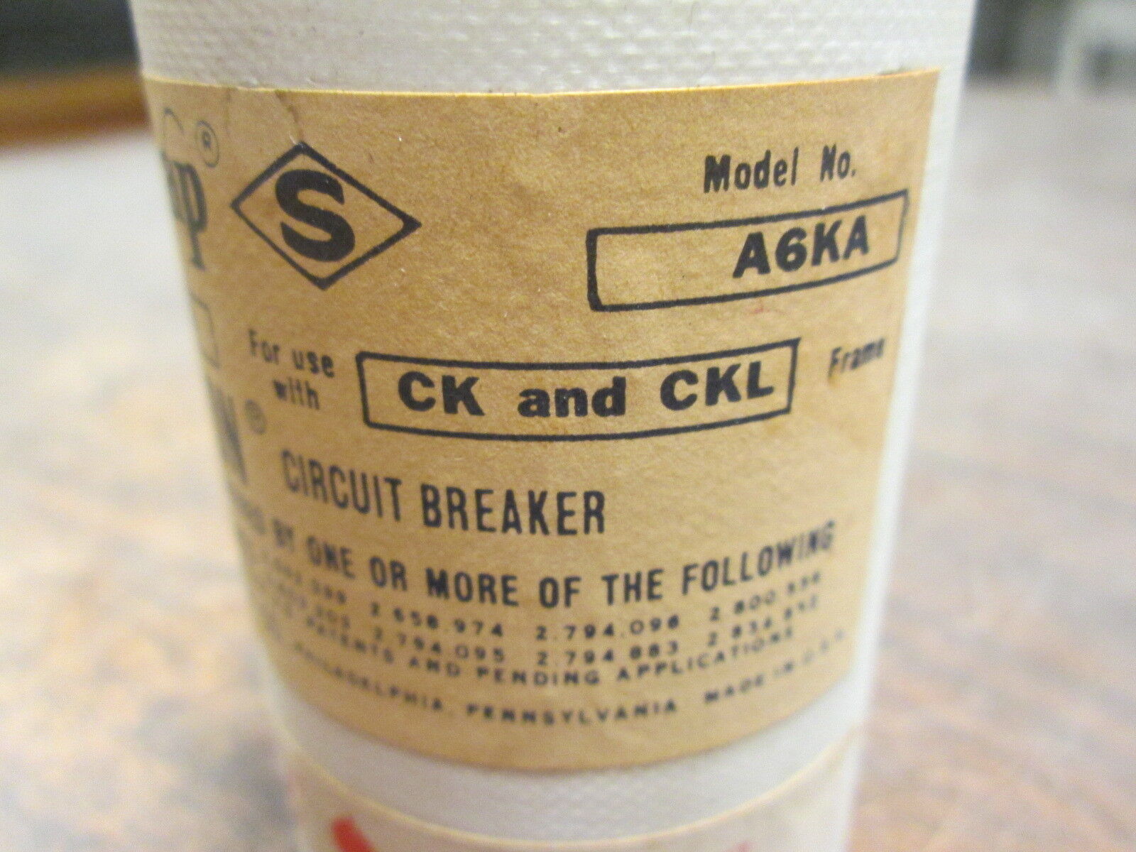 ITE Amp-Trap Cordon Circuit Breaker Fuse ATI-CJ12 Used