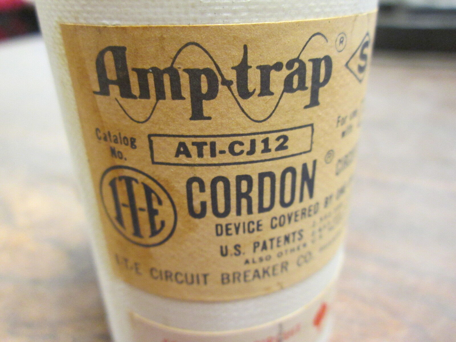 ITE Amp-Trap Cordon Circuit Breaker Fuse ATI-CJ12 Used