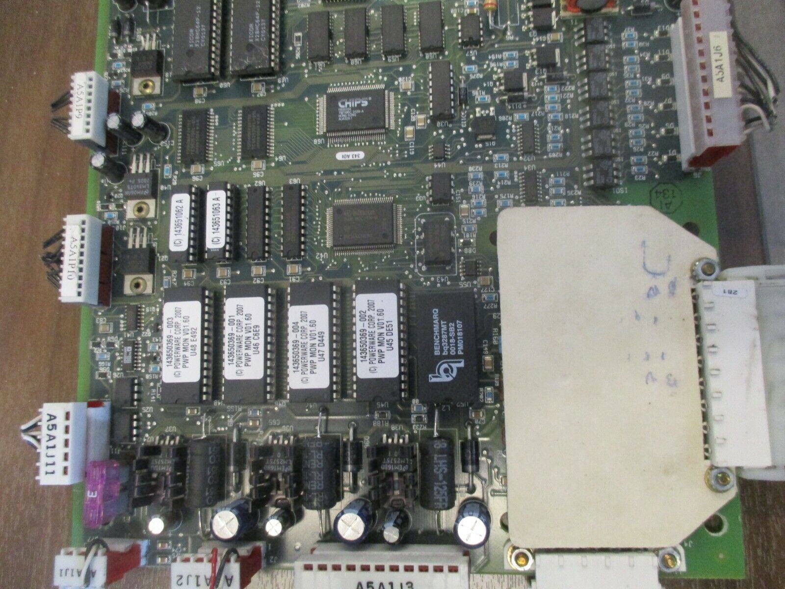 Eaton Monitor Panel Control Board 101073071-001 Rev. H01 Used