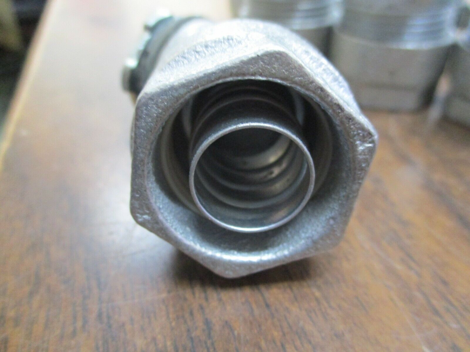 O-Z/Gedney 45° Liquidtight Connector 4Q-450 1/2" Iron, Zinc Plated *Box of 10*