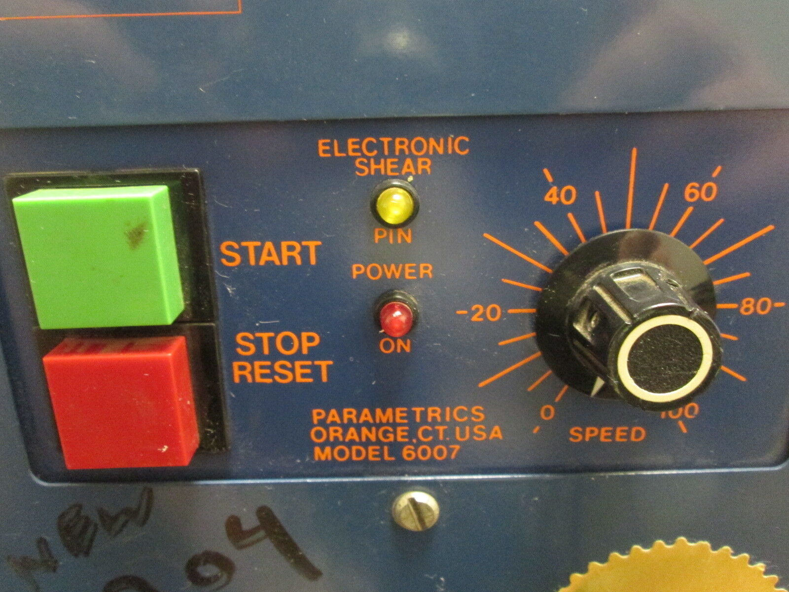Parametrics FHP Parajust AC Motor Speed Control 600702 3/4HP Used