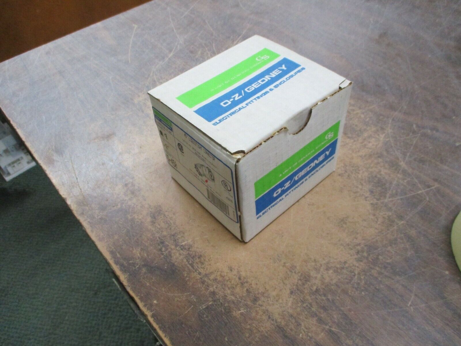 O-Z/Gedney 45° Liquidtight Connector 4Q-450 1/2" Iron, Zinc Plated *Box of 9*
