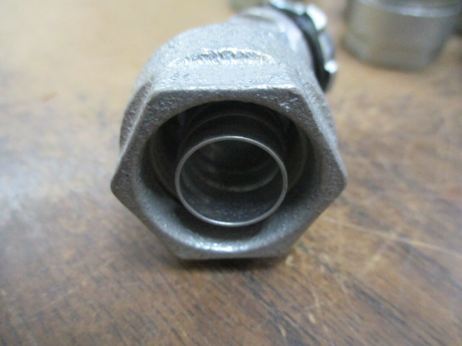 O-Z/Gedney 45° Liquidtight Connector 4Q-450 1/2" Iron, Zinc Plated *Box of 9*