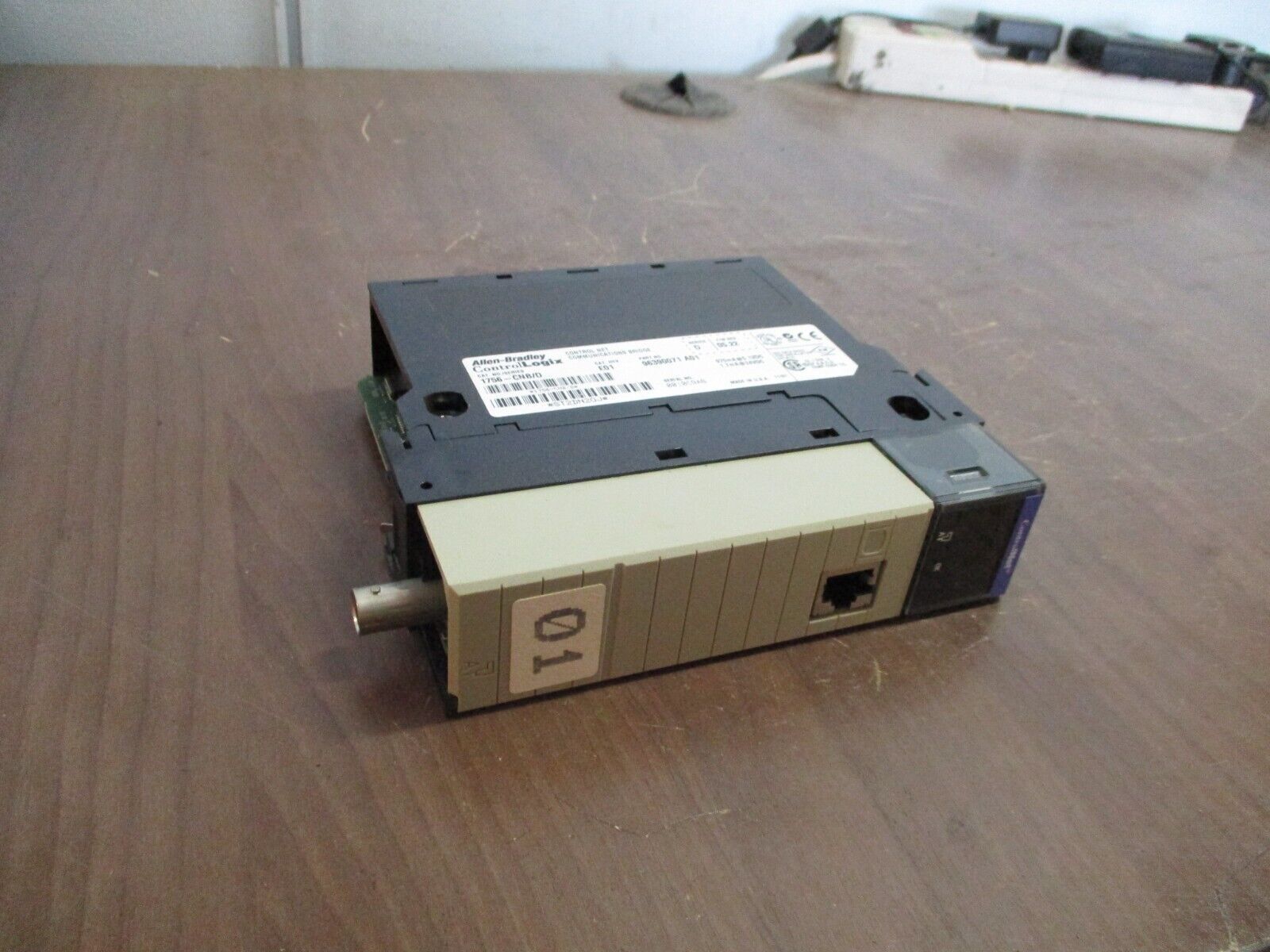Allen-Bradley ControlLogix Control Net Comm. Bridge Module 1756-CNB Ser. D Used